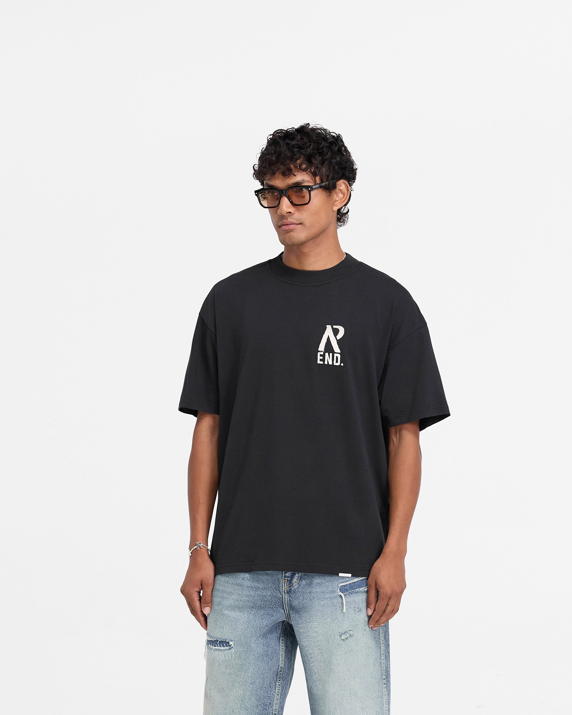 Represent X End Workshop T-Shirt - Off Black