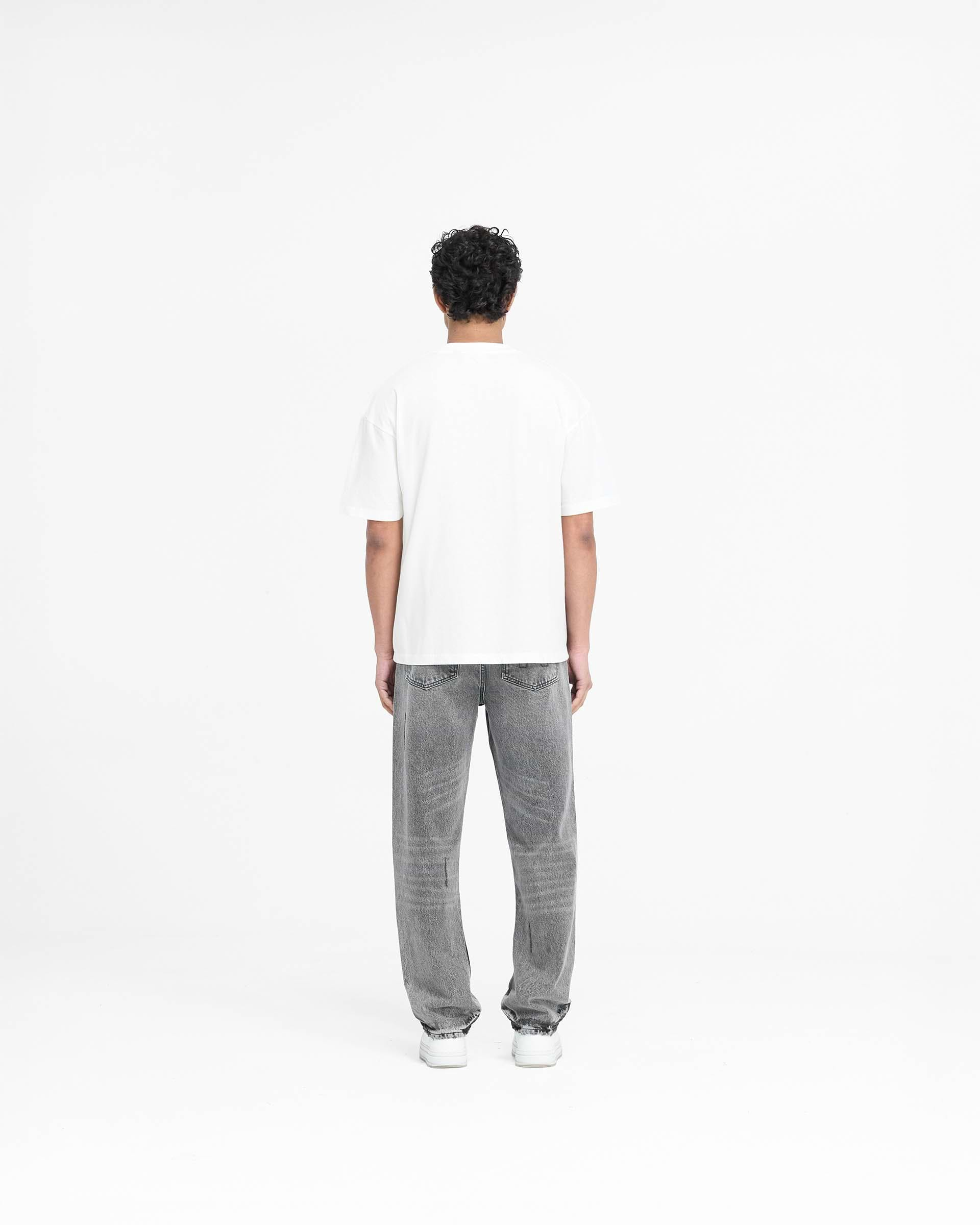 Block Logo T-Shirt - Flat White