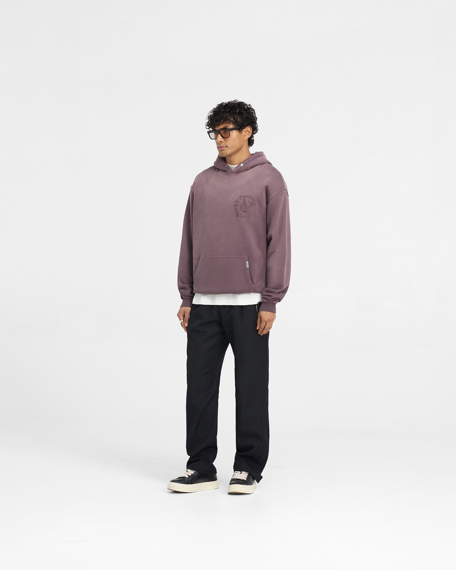 Represent X Belstaff Outline Phoenix Hoodie - Plum