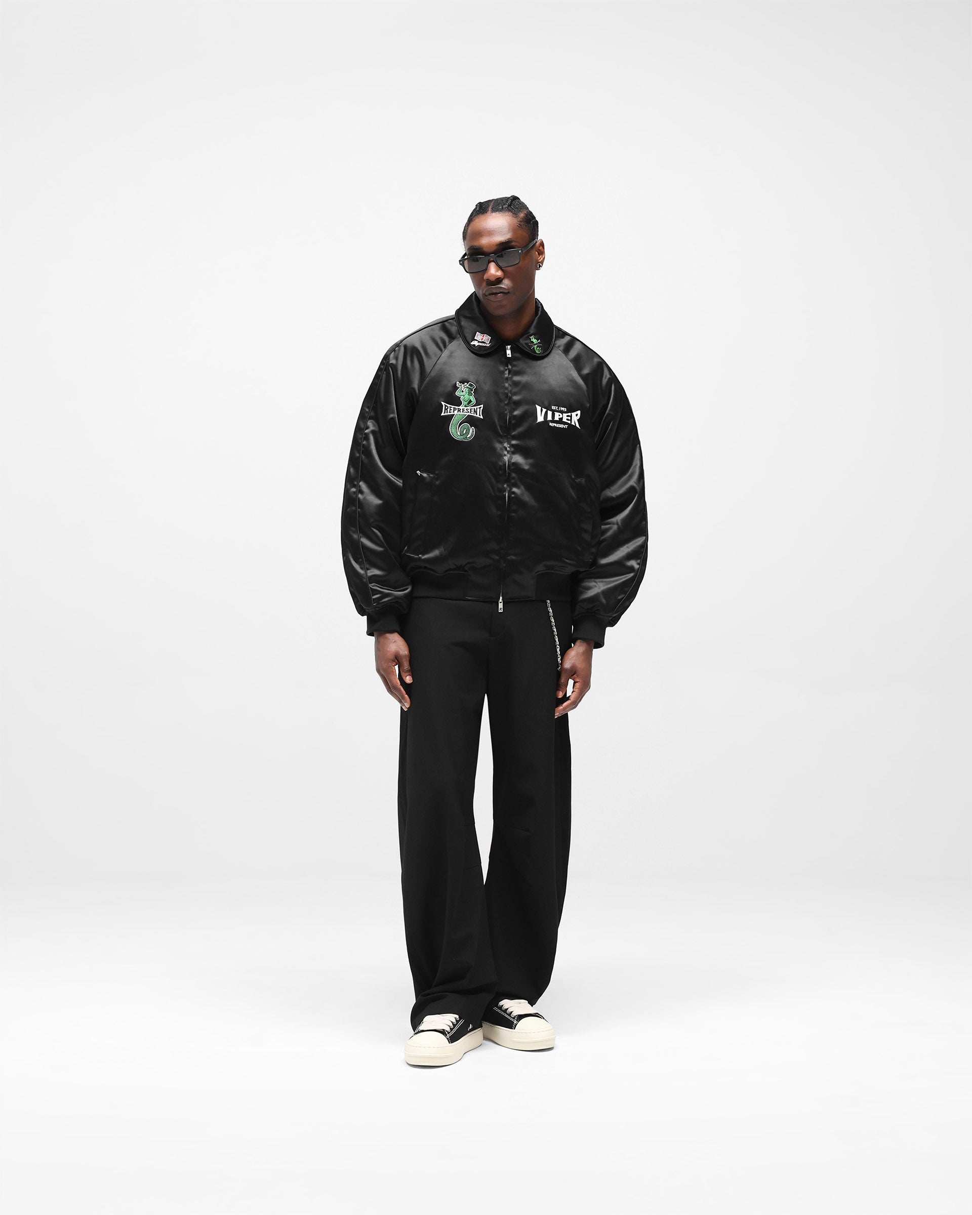 Represent x Viper Souvenir Jacket - Jet Black