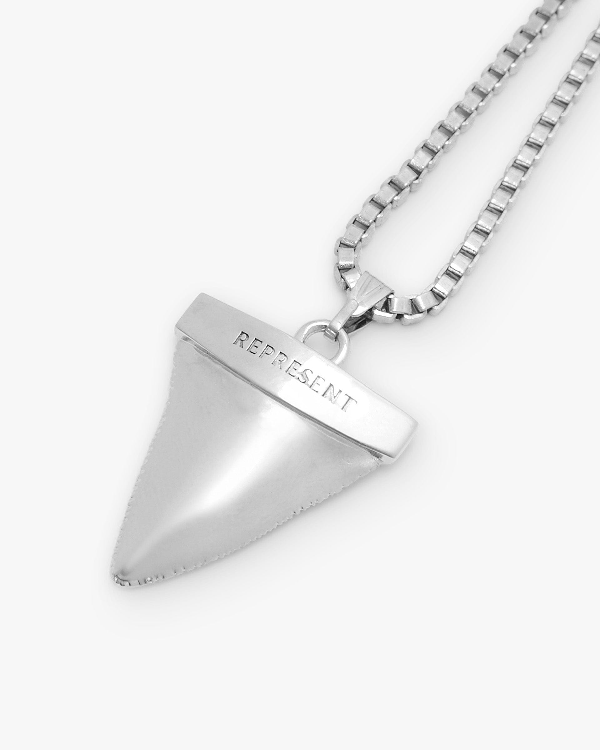 Shark Tooth Necklace - Silver