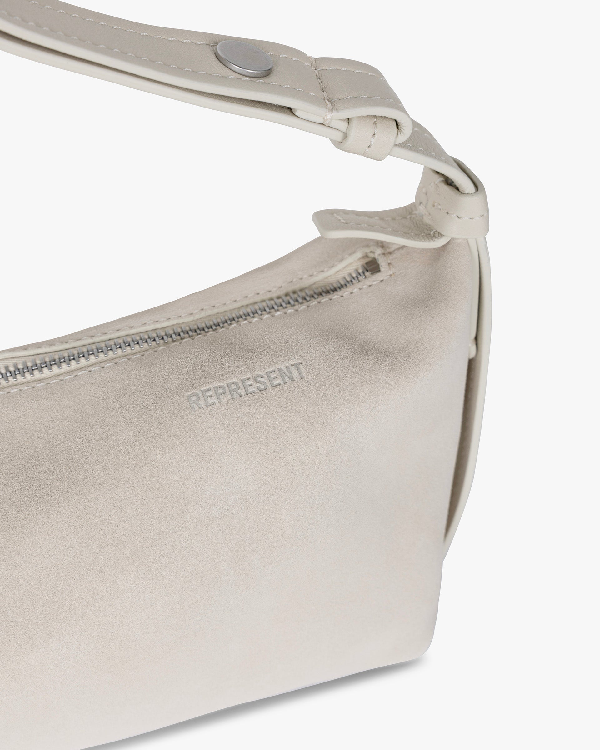 Snap Baguette Bag - Oatmeal