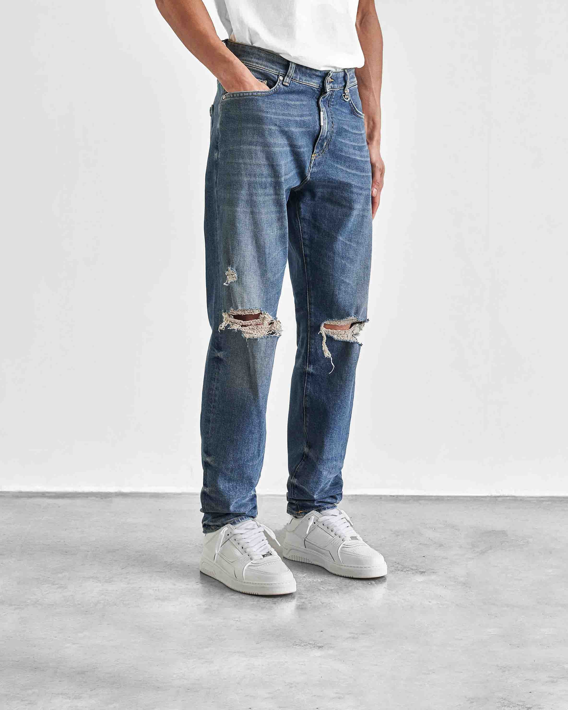 Baggy Destroyer Denim - Vintage Blue