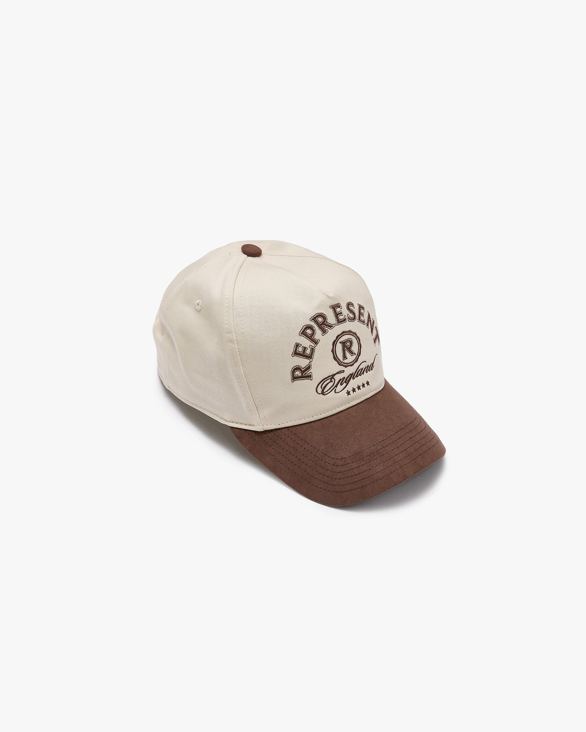 Initial Crest Cap - Antique White