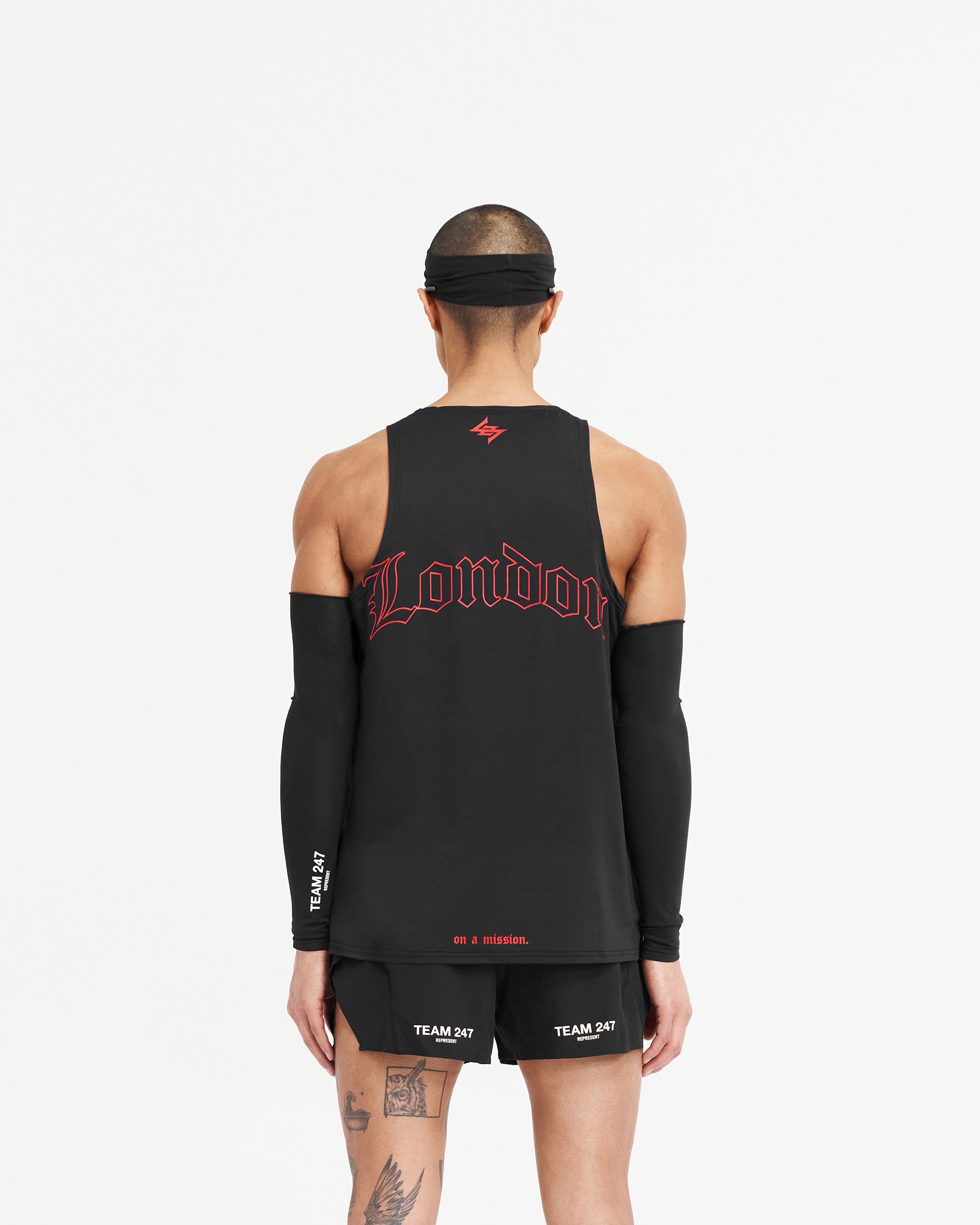 247 London Singlet - Black