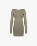 Owners Club Long Sleeve Fitted Dress