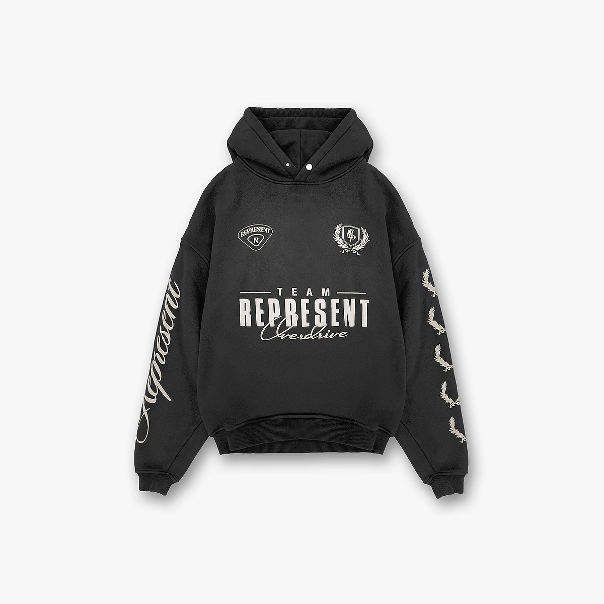 World Championship Hoodie - Stained Black | REPRESENT