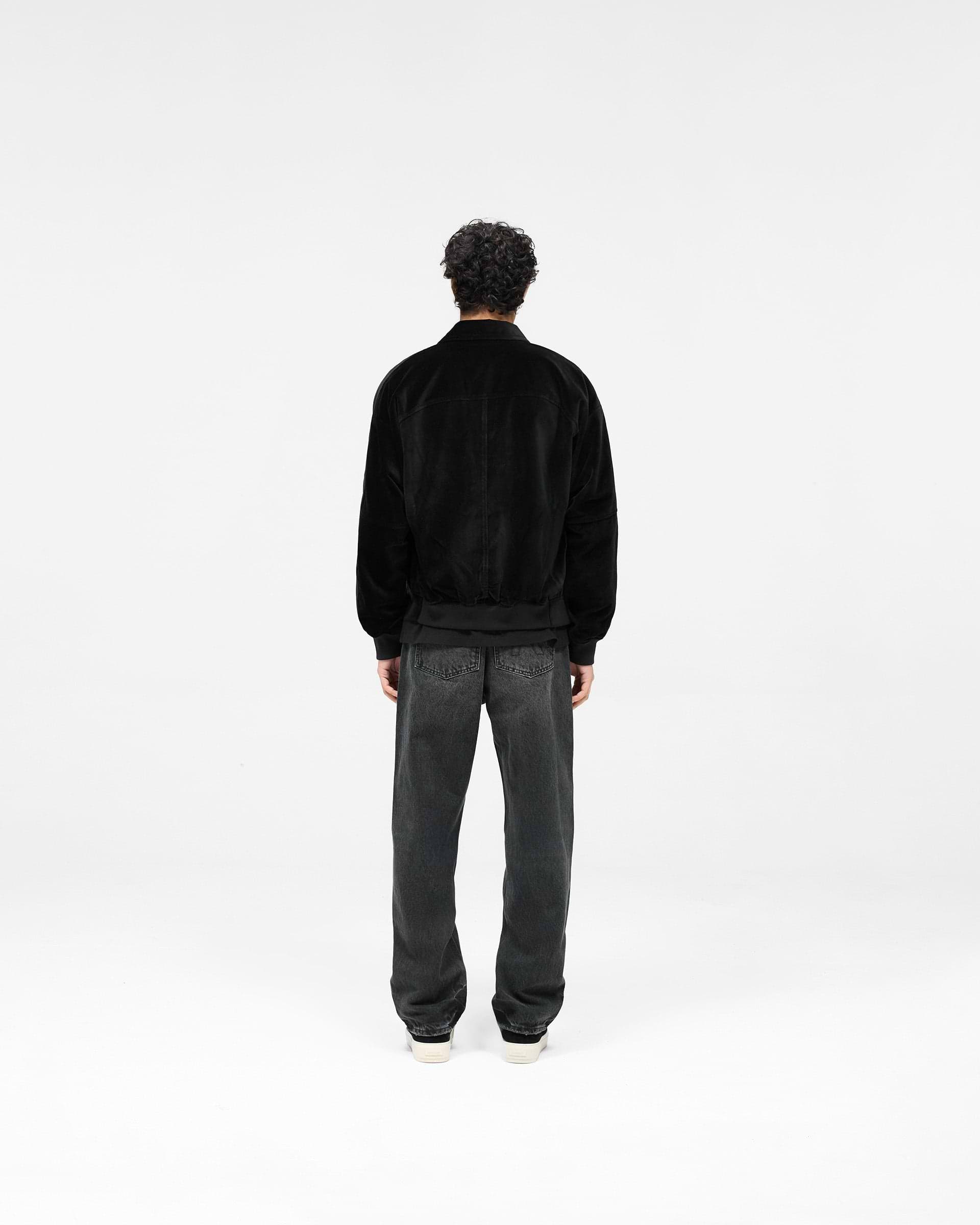 Bordeaux Brushed Jacket - Black