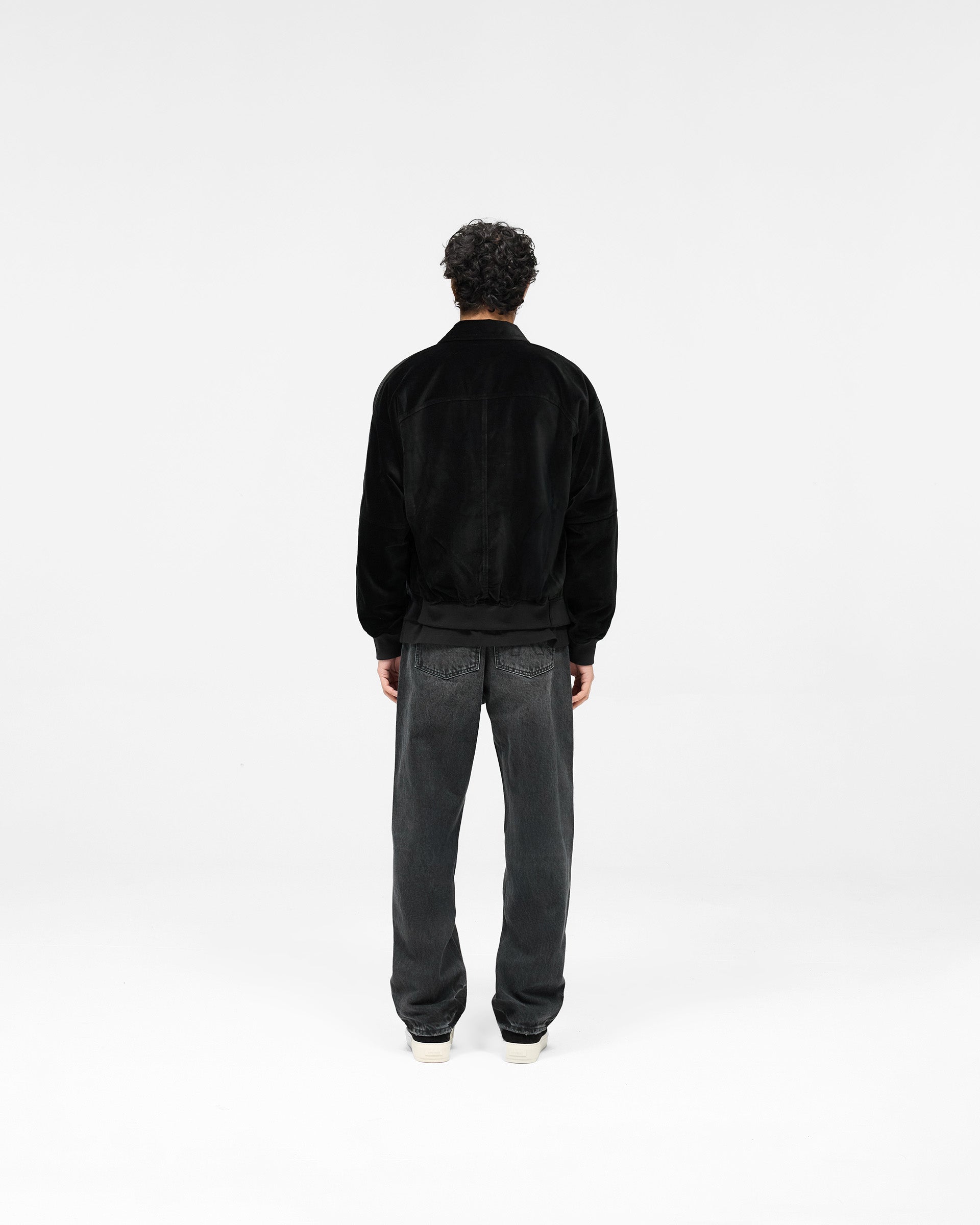 Bordeaux Brushed Jacket - Black