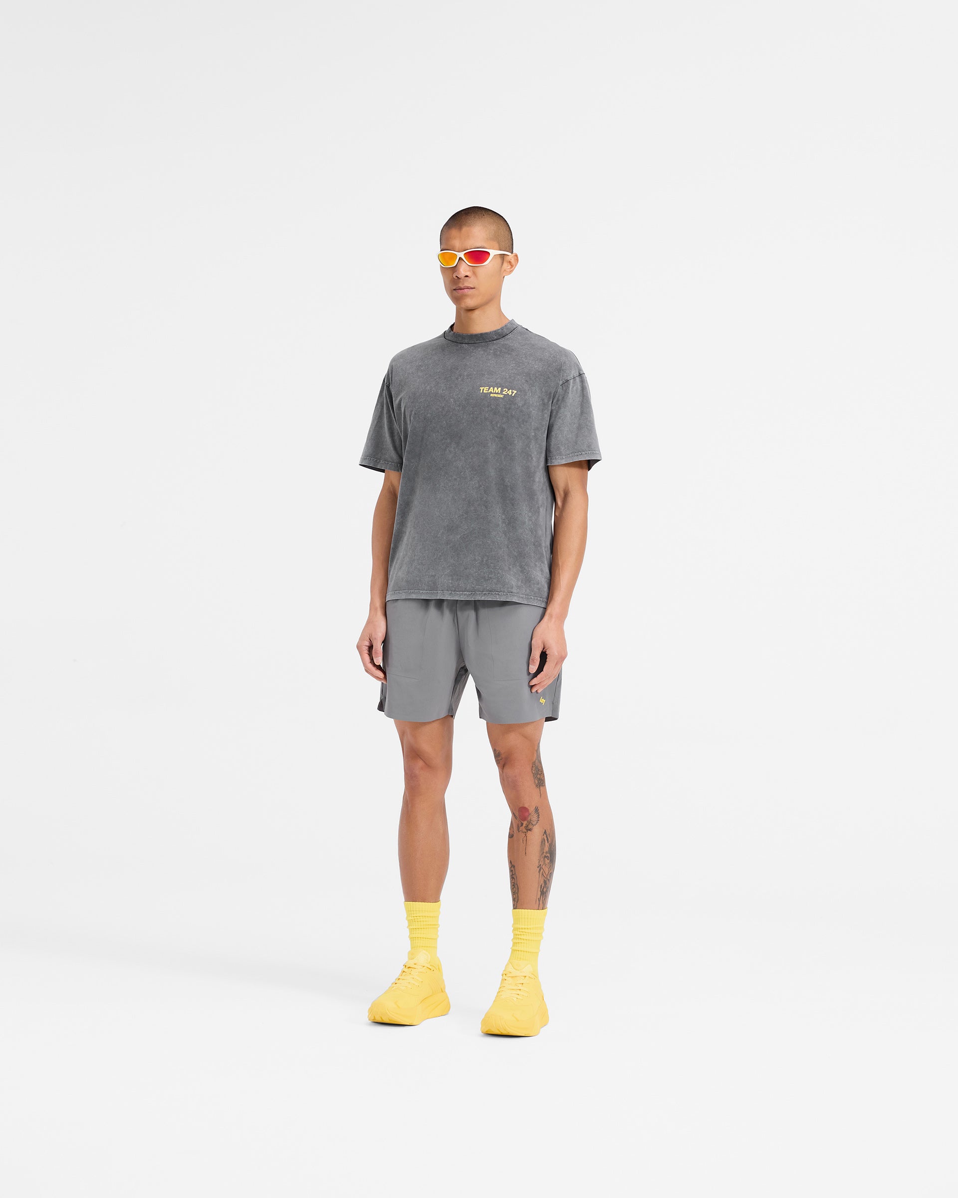 Team 247 Oversized T-Shirt - Pewter Lemon