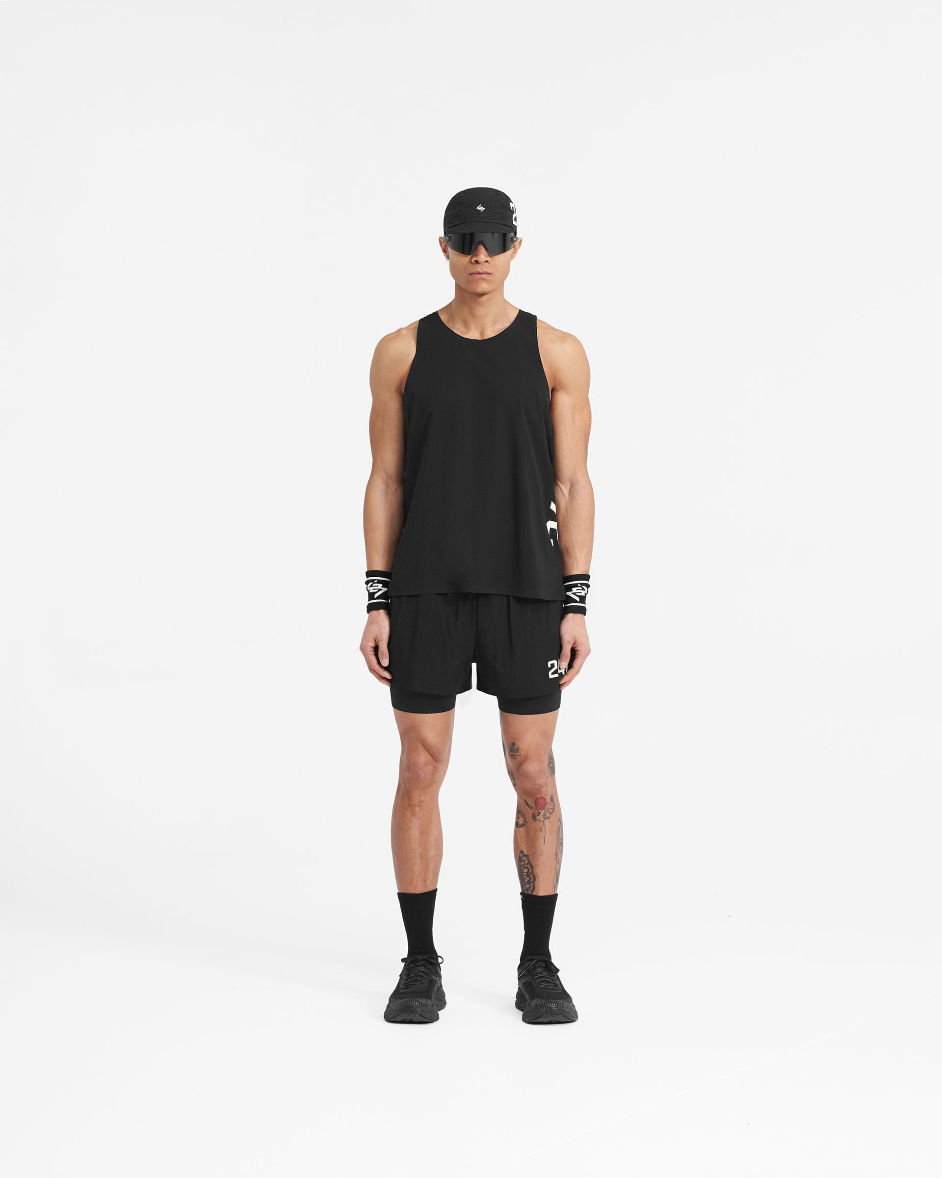 247 Singlet - Jet Black