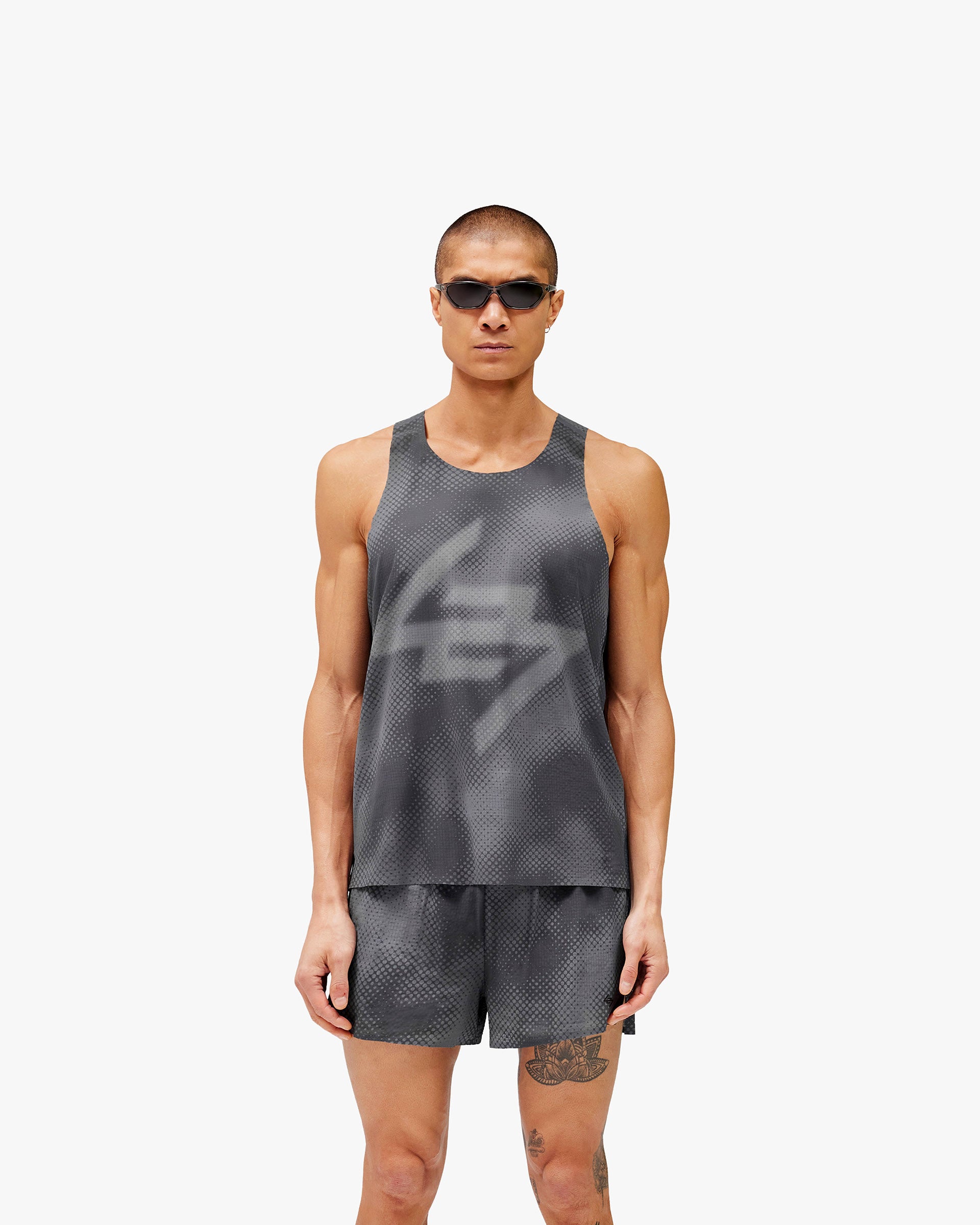 247 Ultra Singlet - Black Fade Out