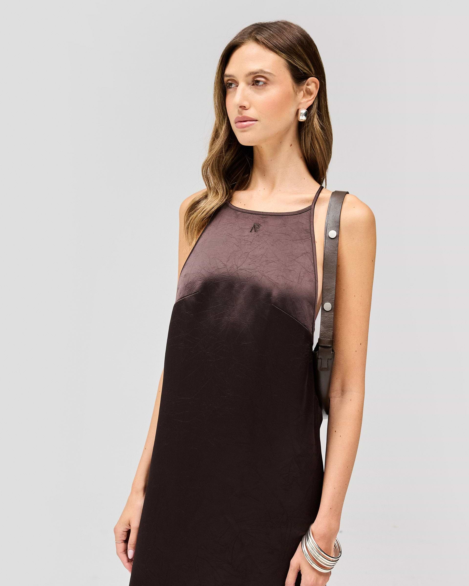 Vision Maxi Dress - Coffee Quartz