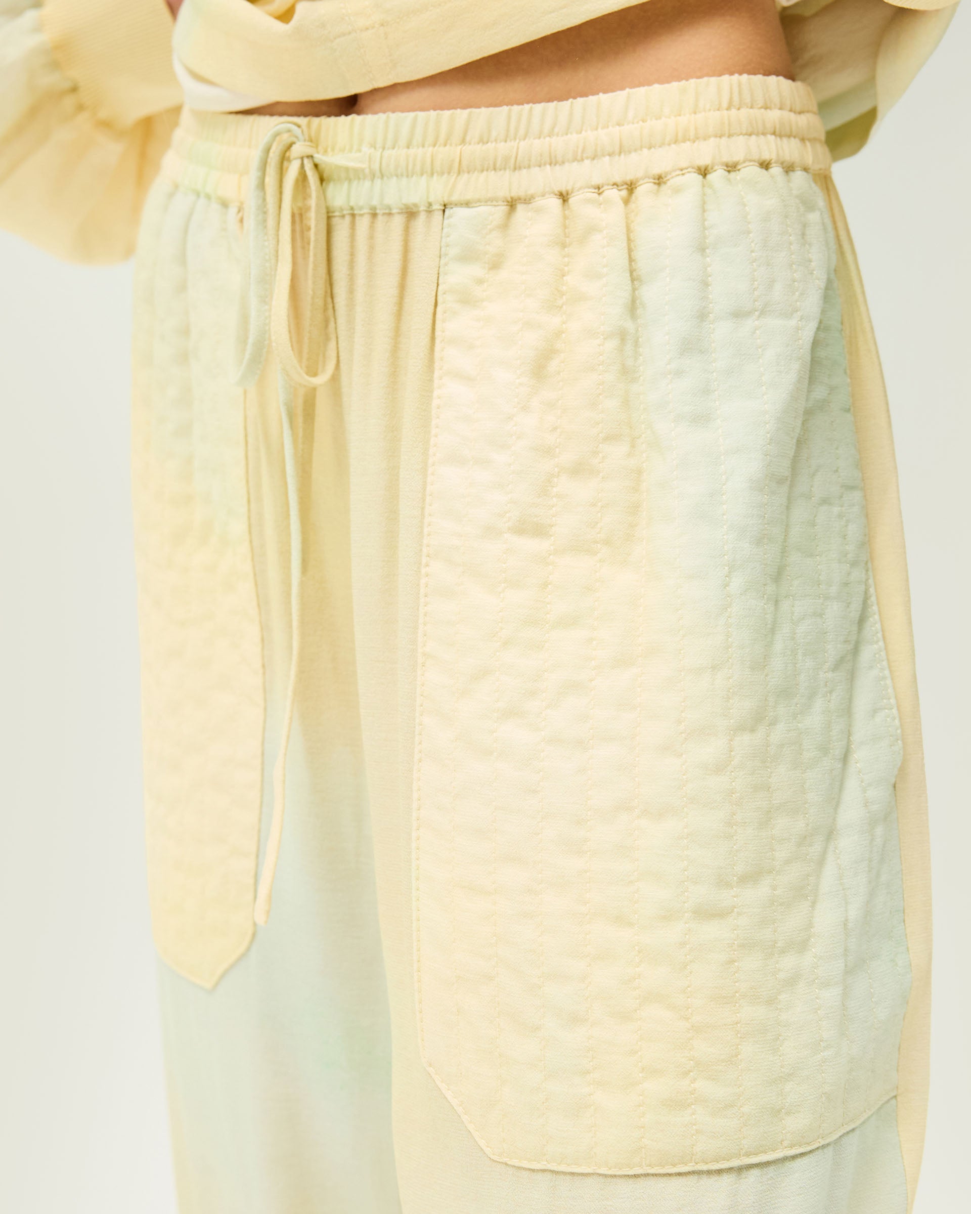 Storm Tracksuit Bottom - Storm Print Natural