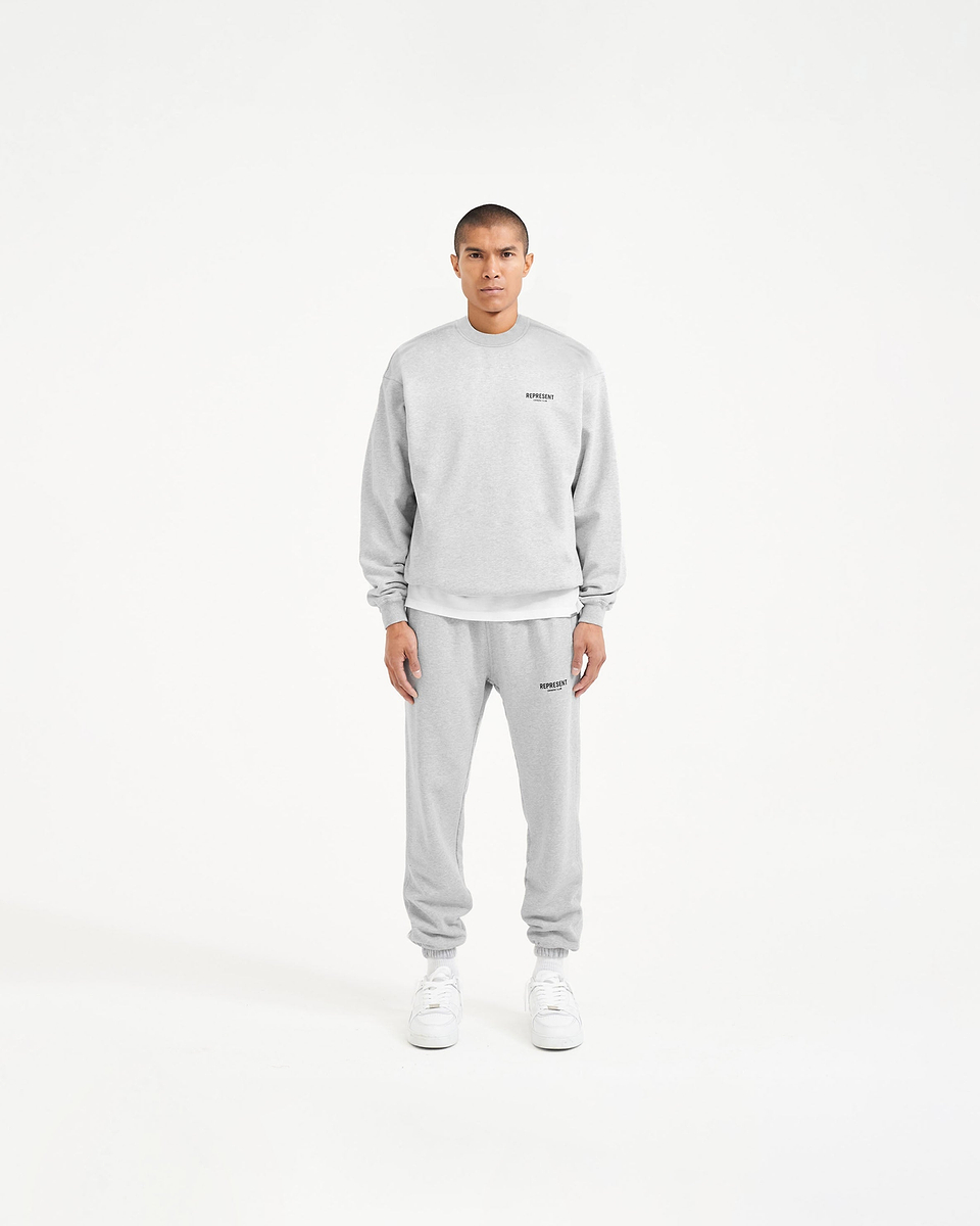 Represent Owners Club Sweater | Ash Grey Sweaters Owners Club | Represent Clo