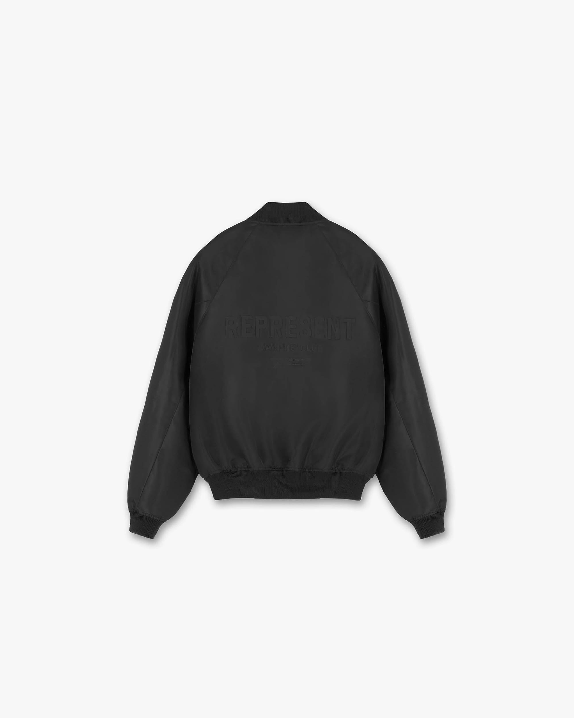 Represent Owners Club Bomber Jacket | Black Outerwear Owners Club | Represent Clo