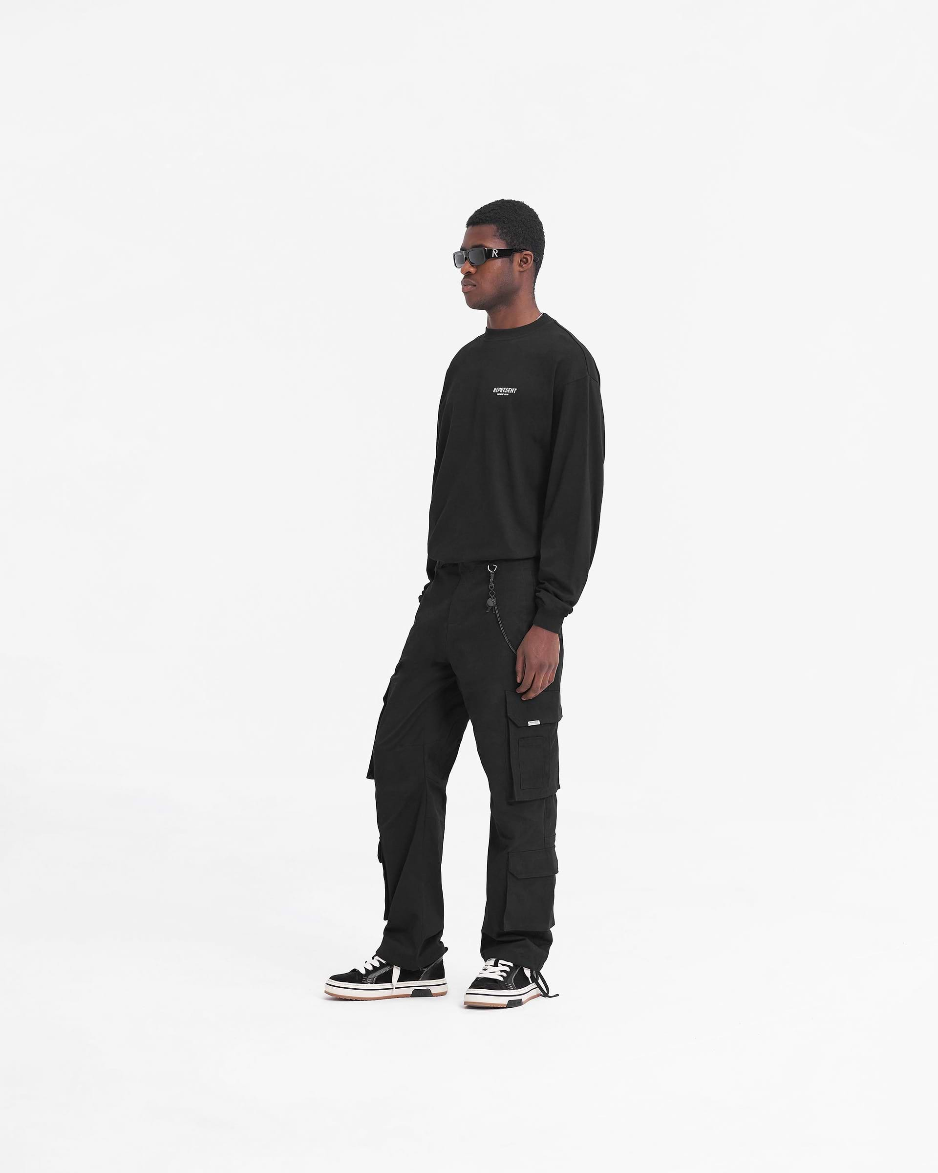 Represent Owners Club Long Sleeve T-Shirt - Black