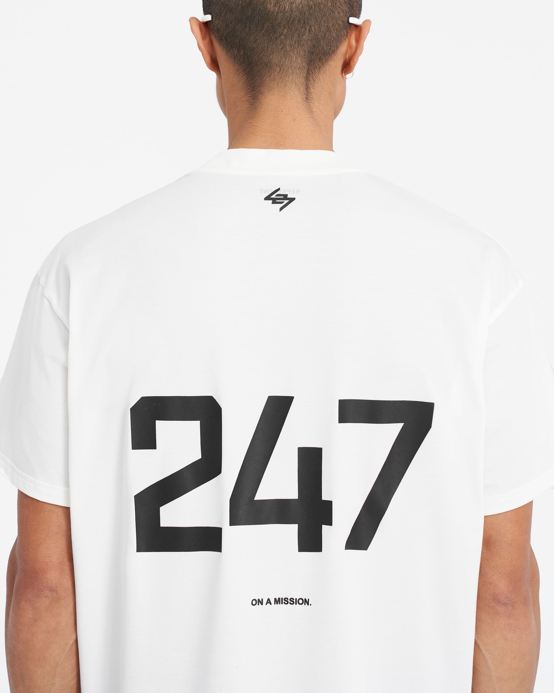 247 Oversized T-Shirt - Flat White