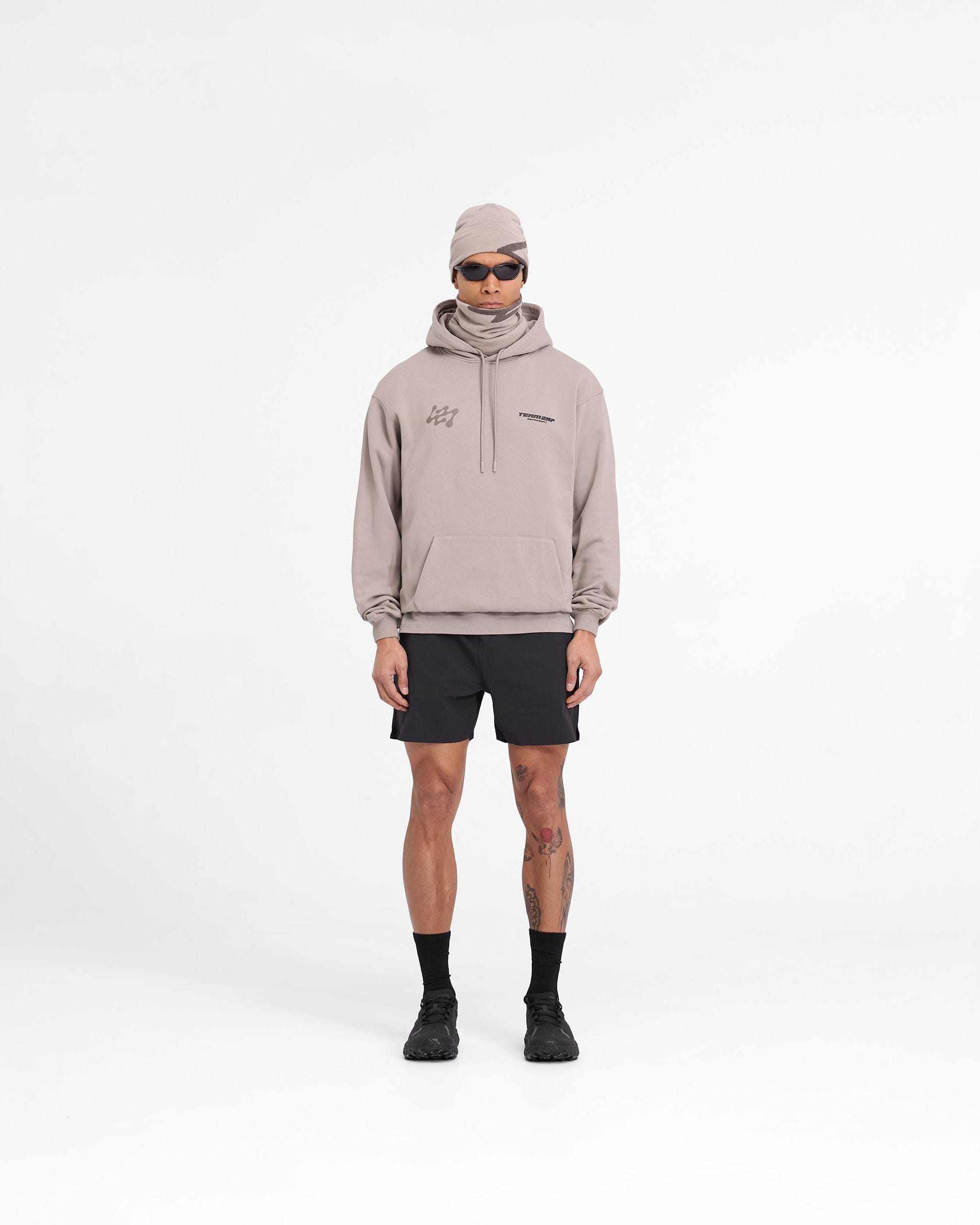 247 Future Terrains Oversized Hoodie - Moonrock