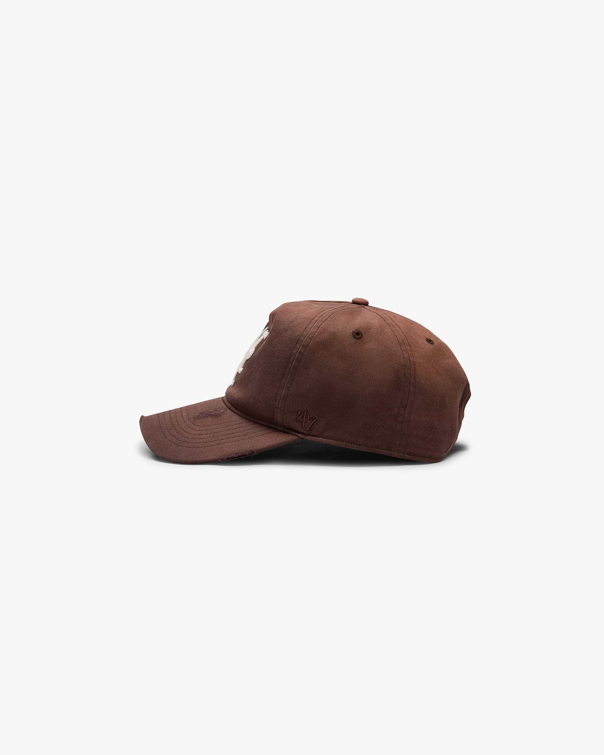 Represent X 47 New York Mets Cap Washed Brown REPRESENT