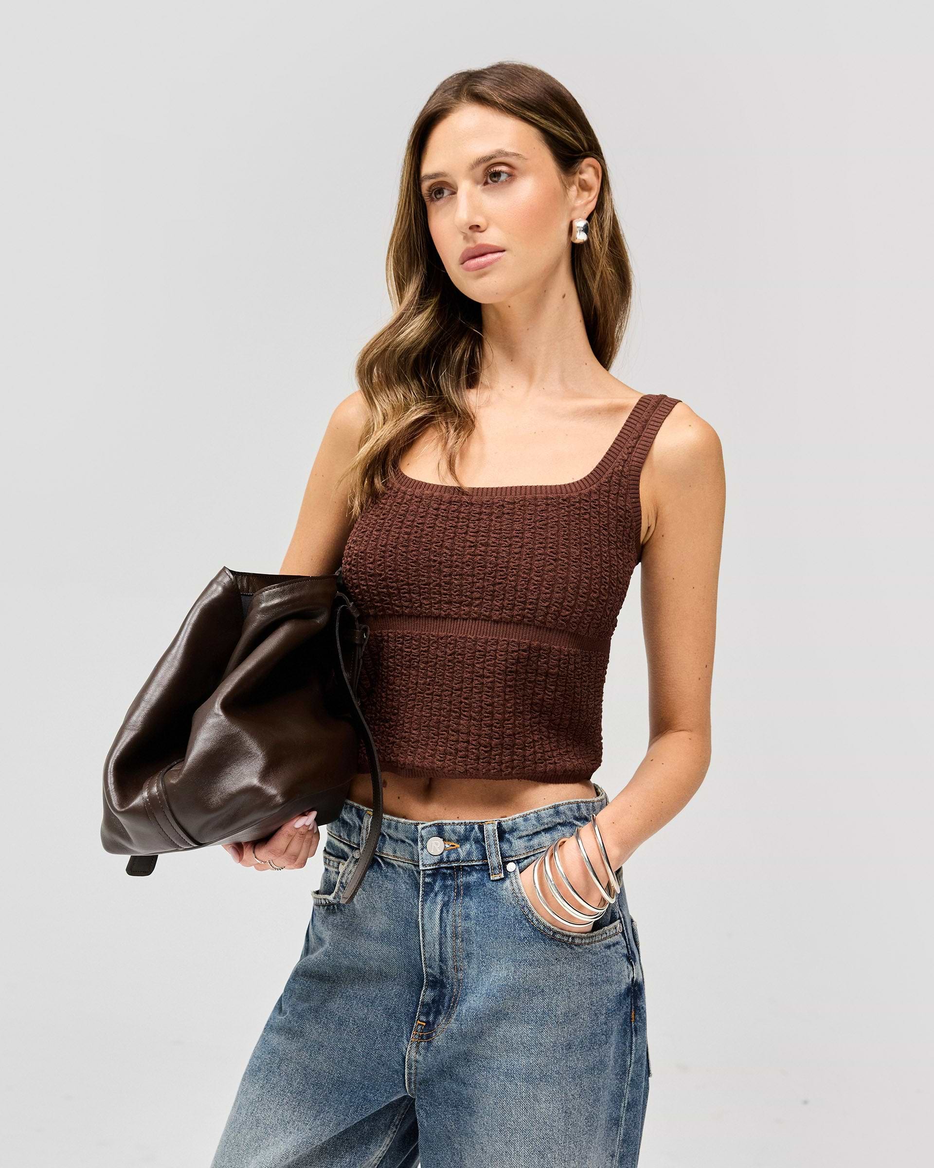 Micro Cami - Coffee Quartz