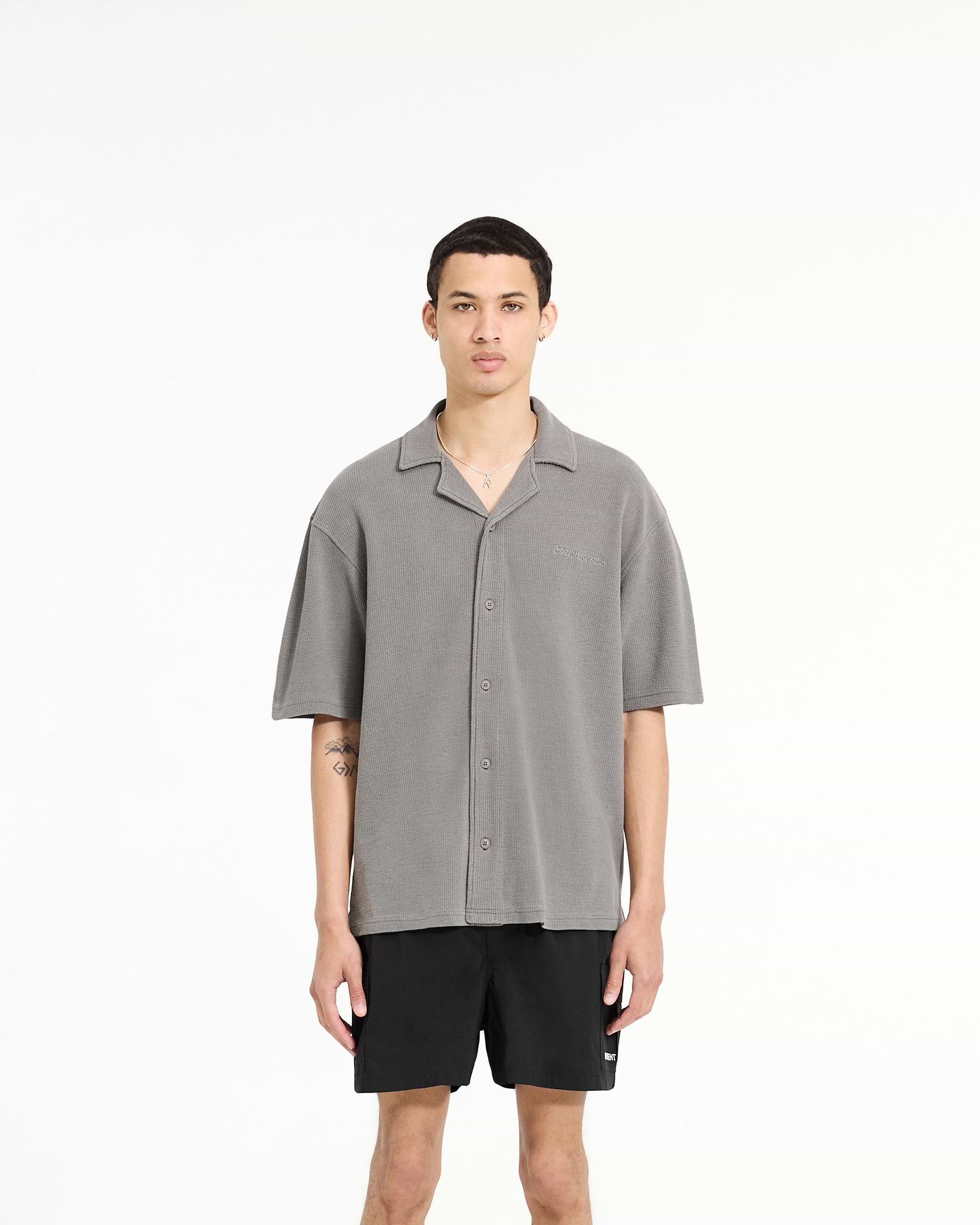 Waffle Shirt - Ultimate Grey