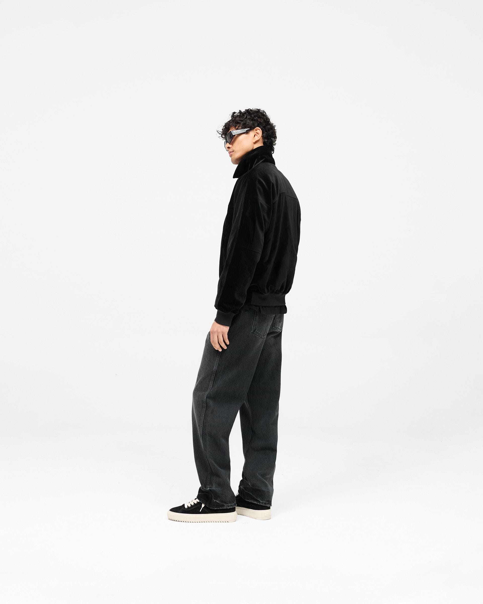 Bordeaux Brushed Jacket - Black