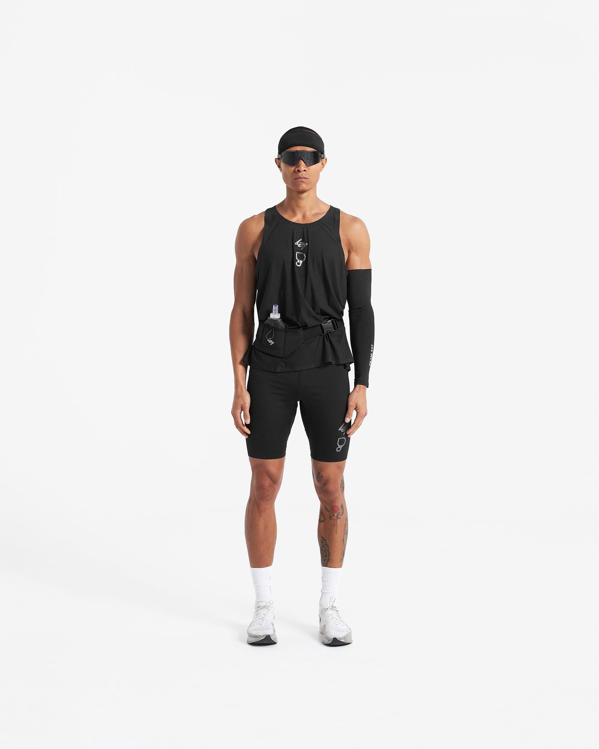 247 X Puresport Singlet - Black