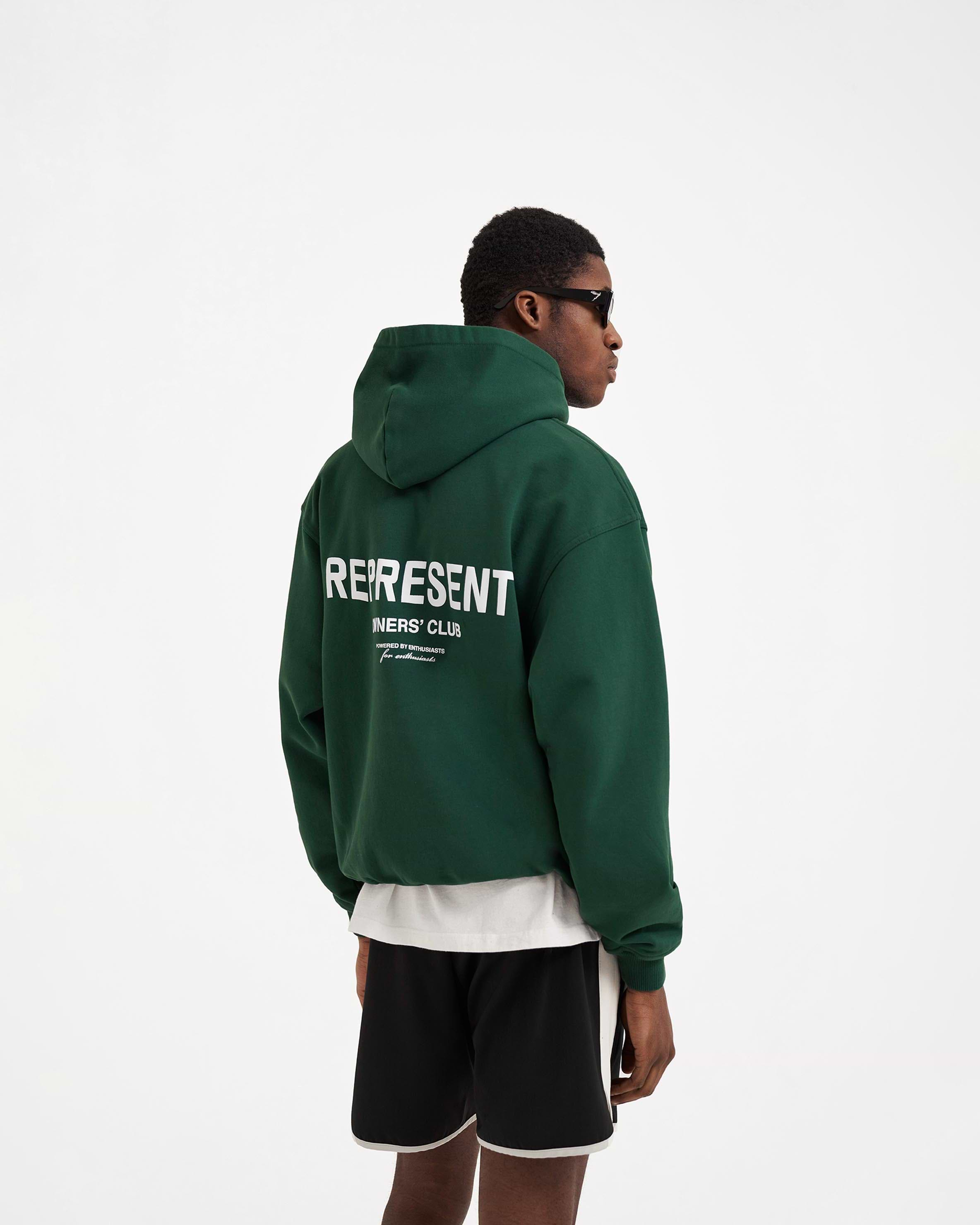 Hoodie dark green best sale