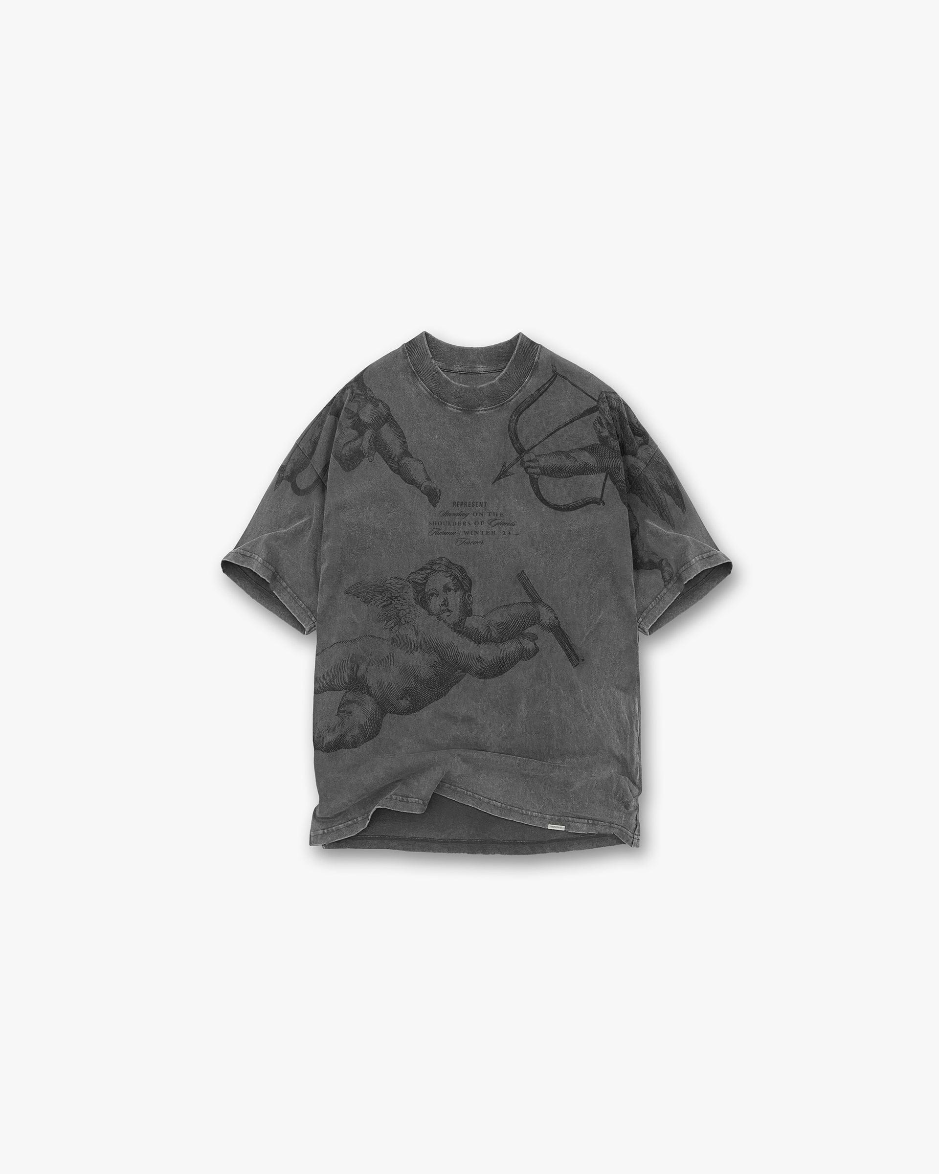 Cherub All Over T-Shirt - Vintage Grey