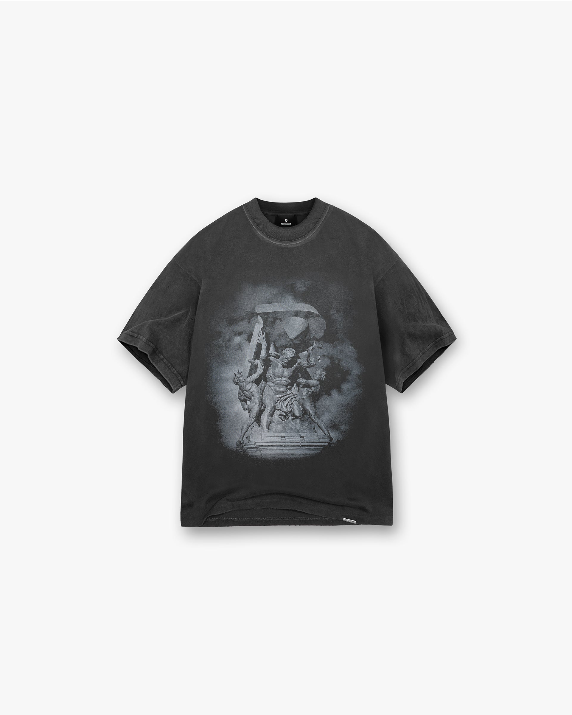 Atlas T-Shirt - Stained Black