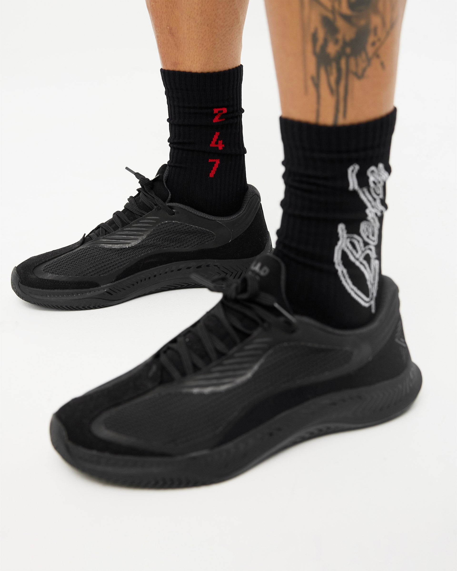 247 Berlin Socks - Jet Black