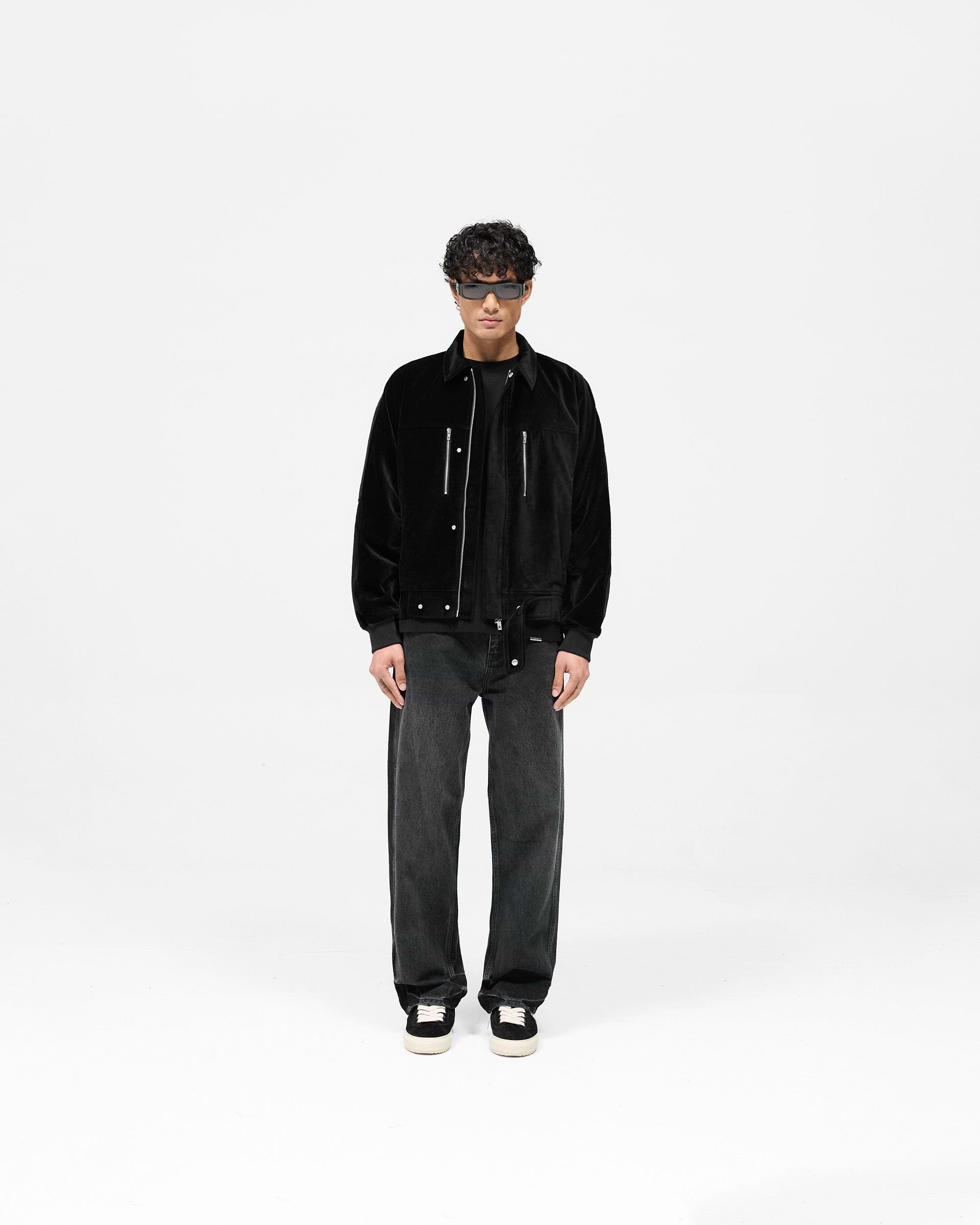 Bordeaux Brushed Jacket - Black