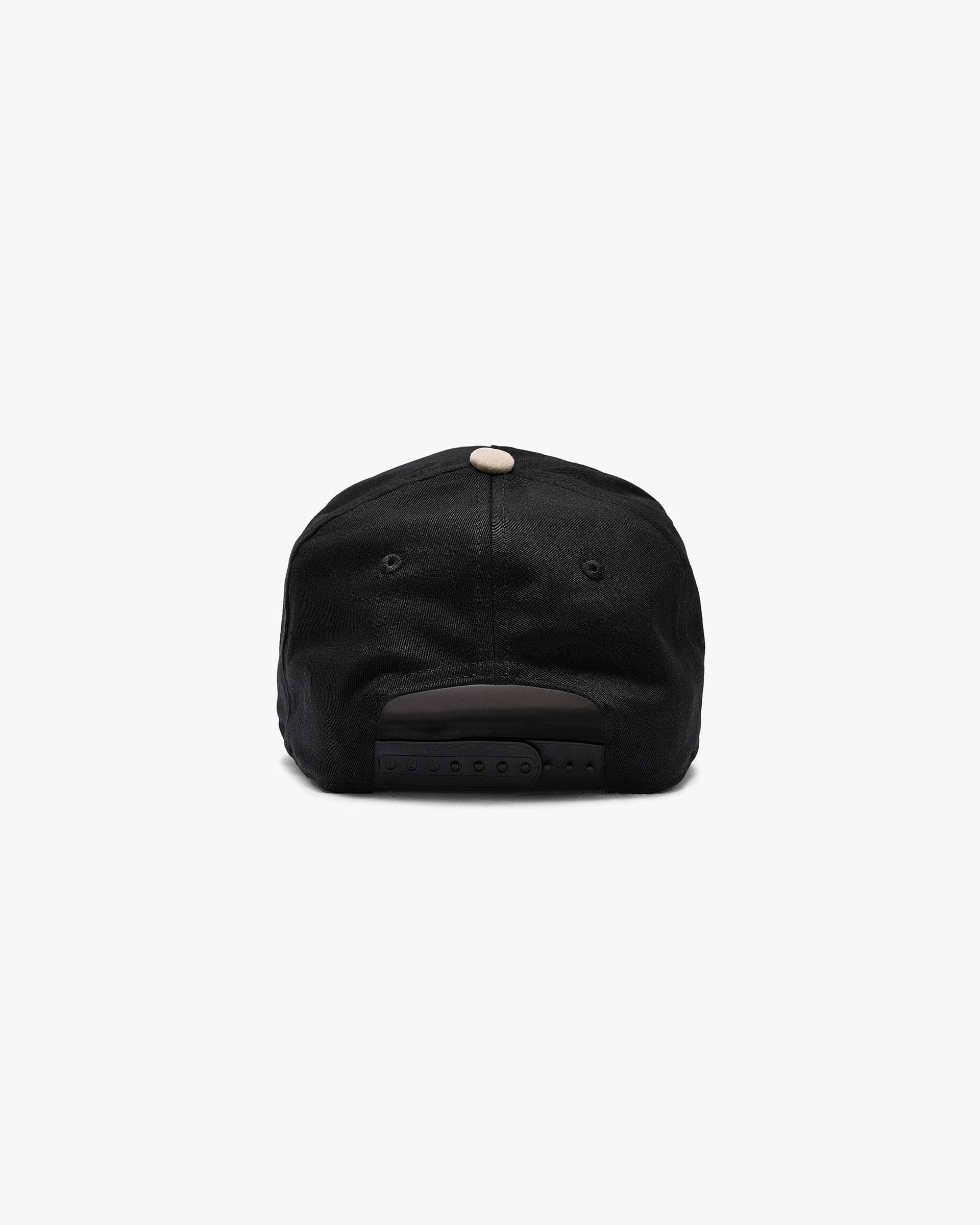 Initial Crest Cap - Jet Black
