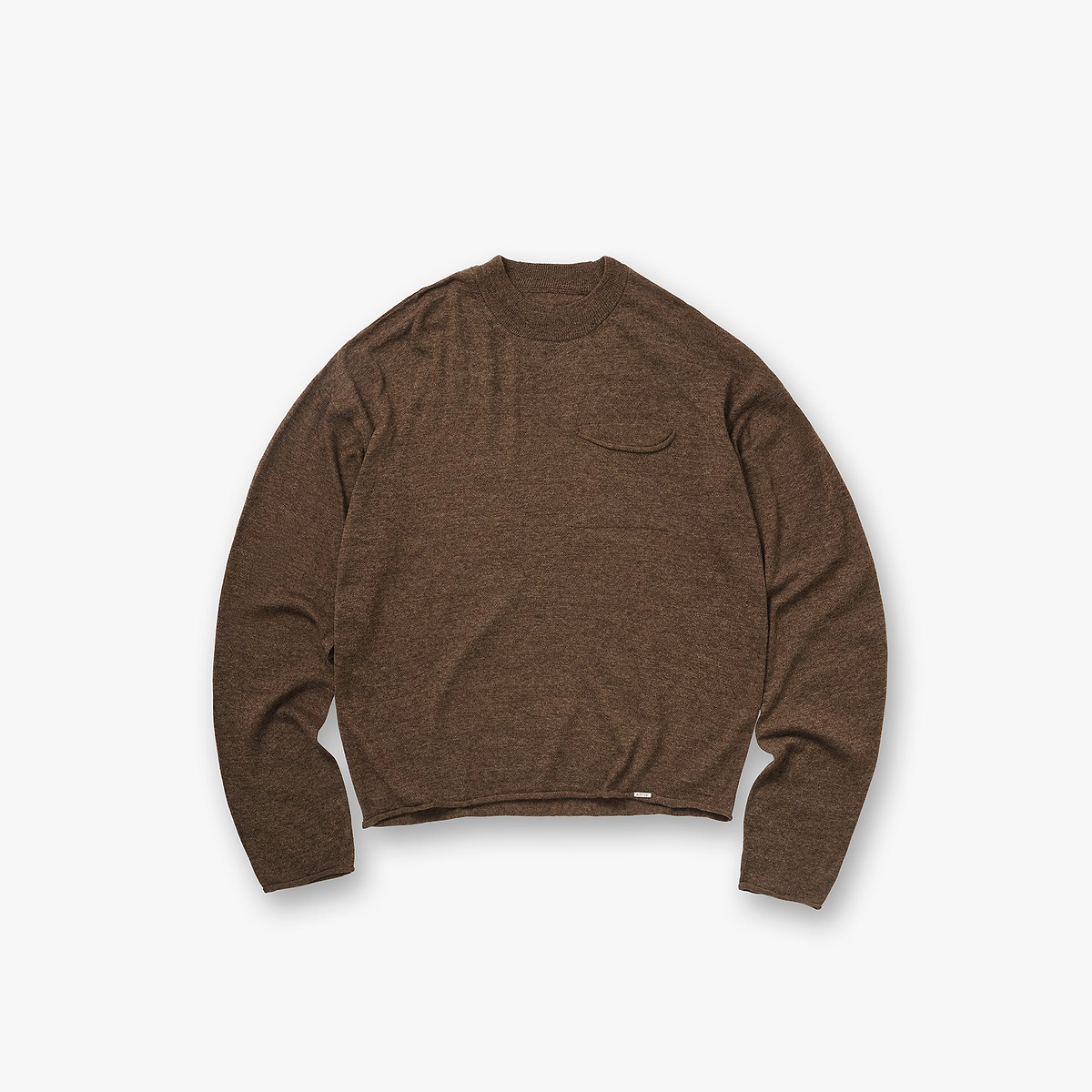 GH Knitted Long Sleeve Top Espresso | Heaton Capsule | REPRESENT