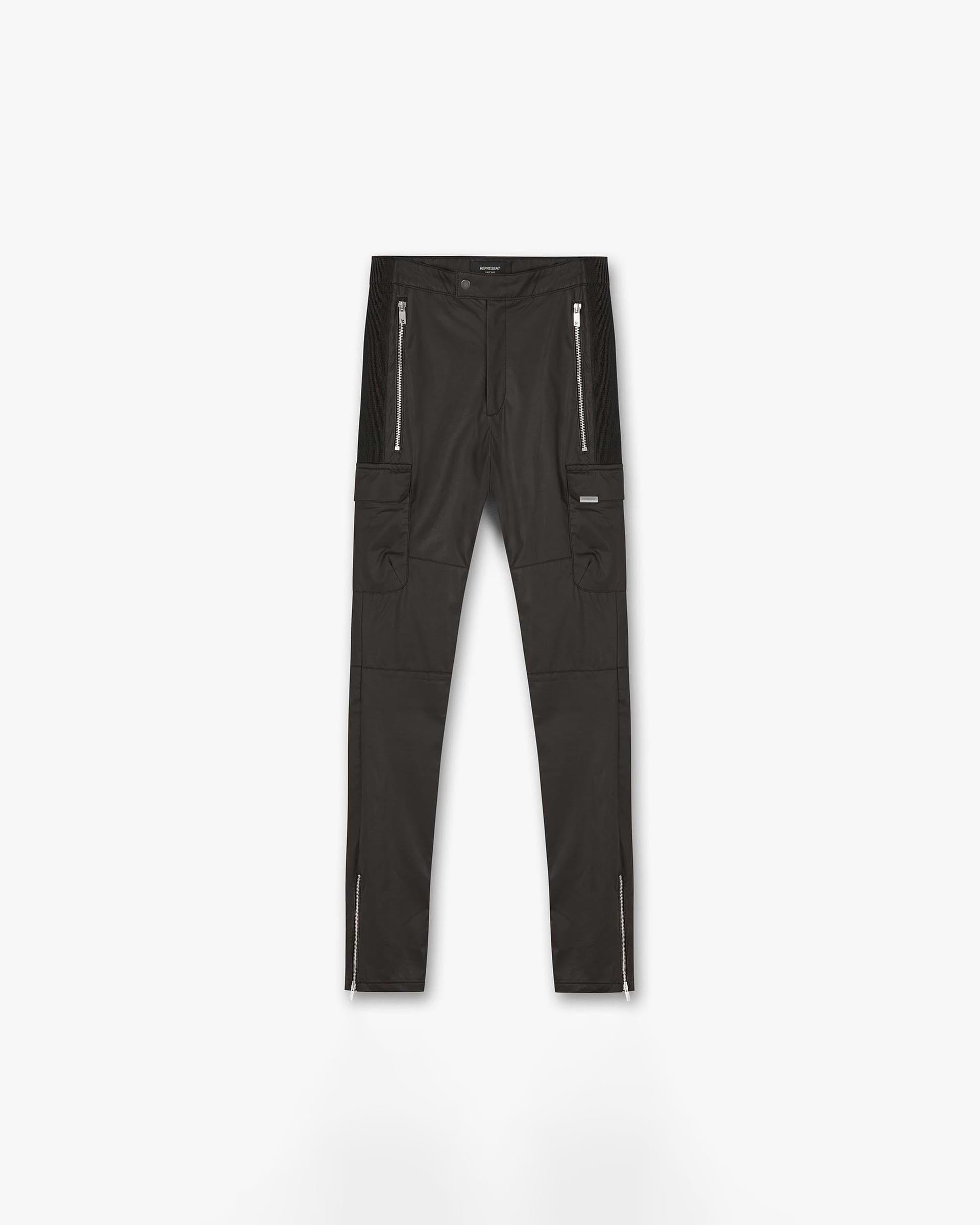 Leather Military Pant - Brown