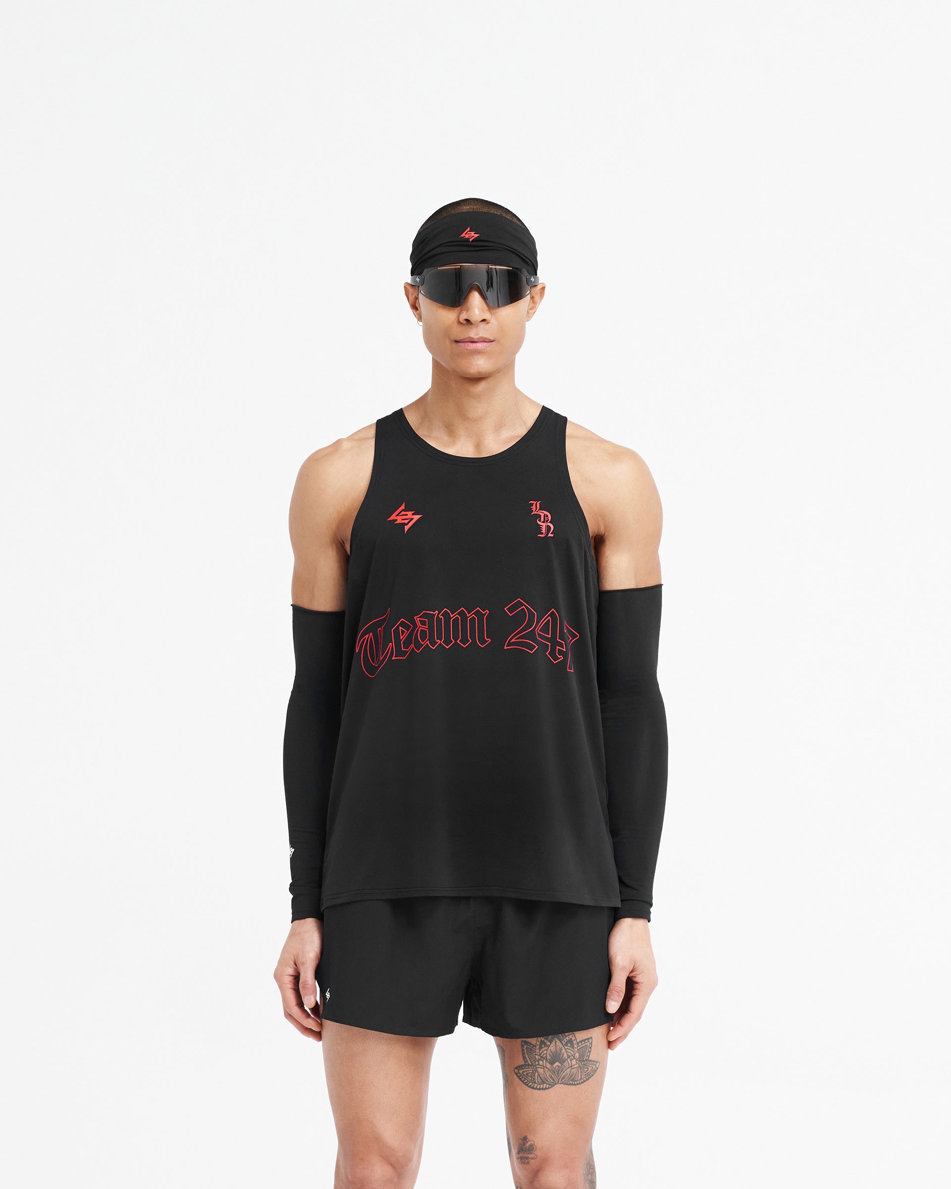 247 London Singlet - Black