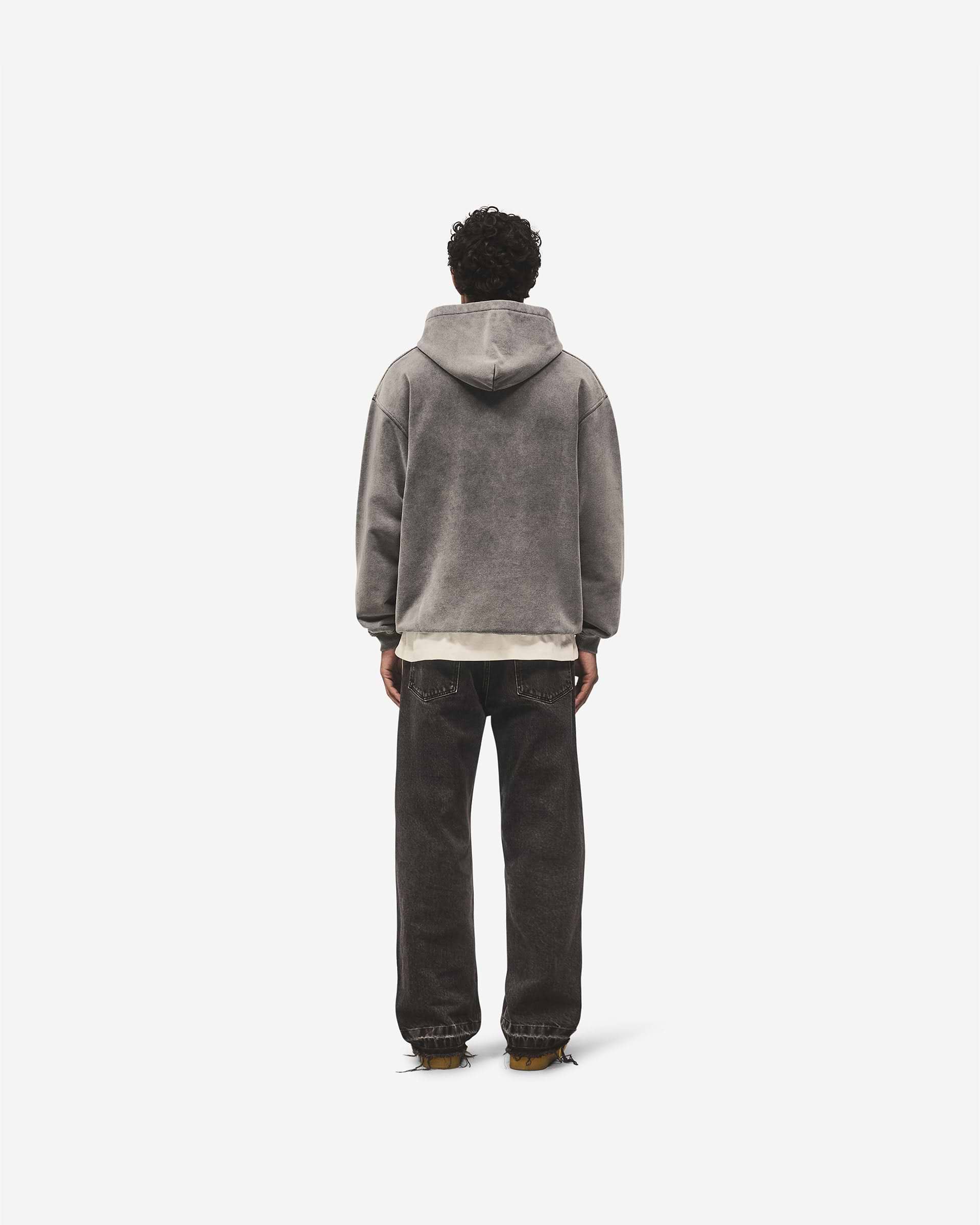 Script Logo Hoodie - Vintage Grey