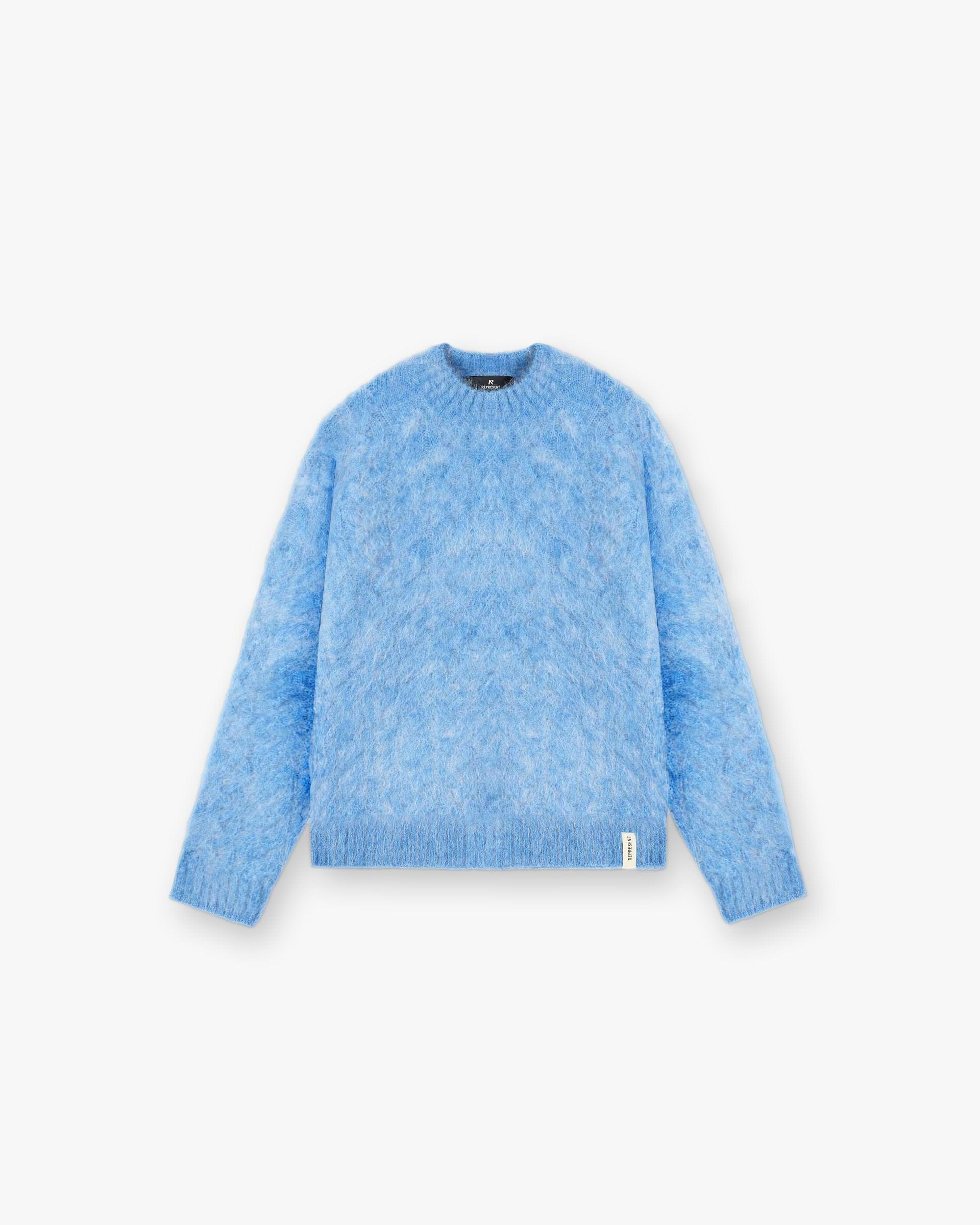 Cable Knit Sweater - Electric Blue