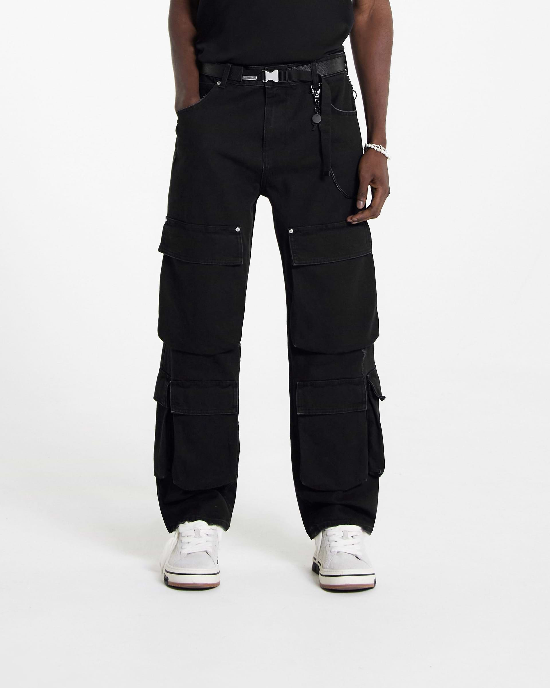 R3 Cargo Denim - Black