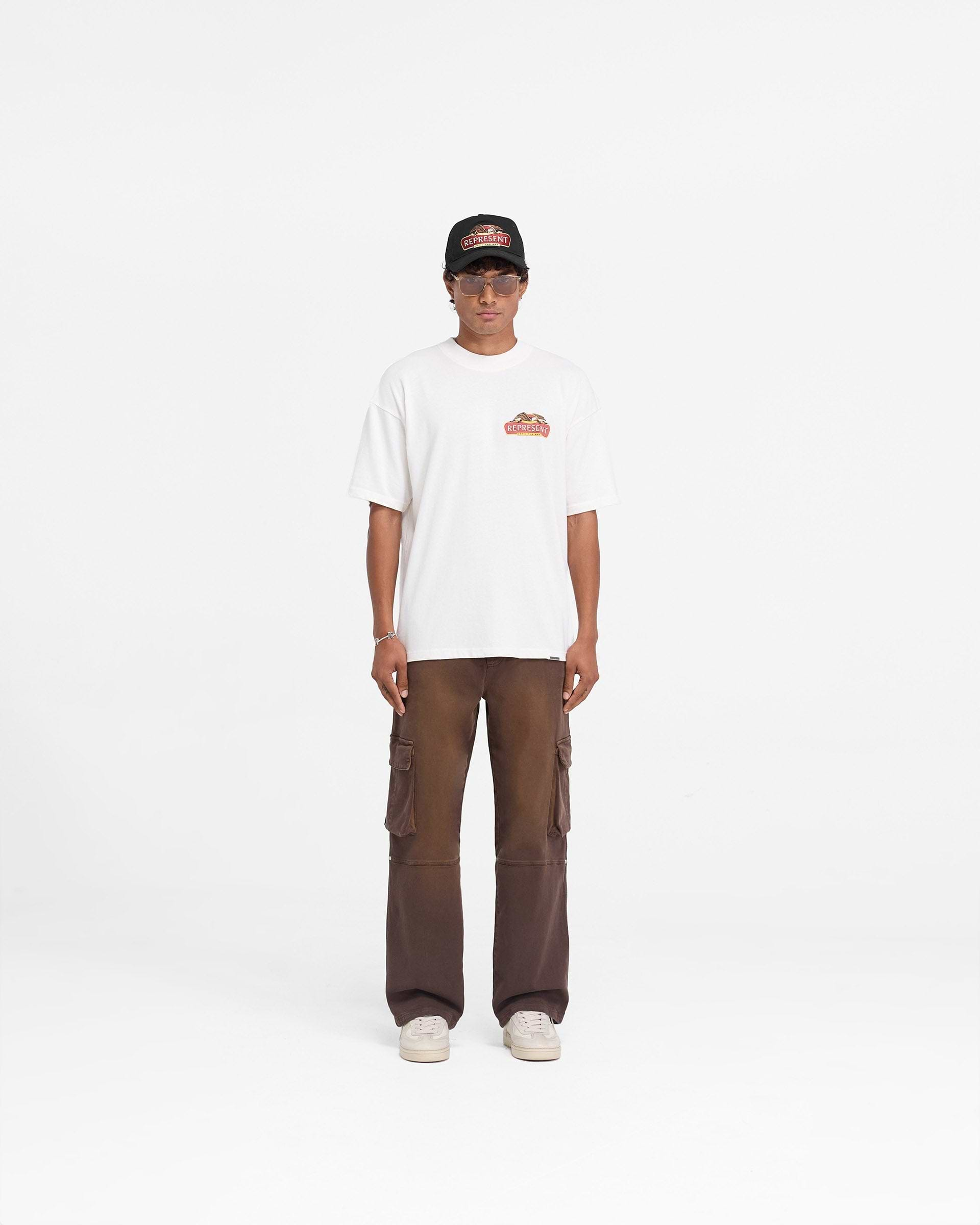 Represent X End Eagles T-Shirt - Flat White