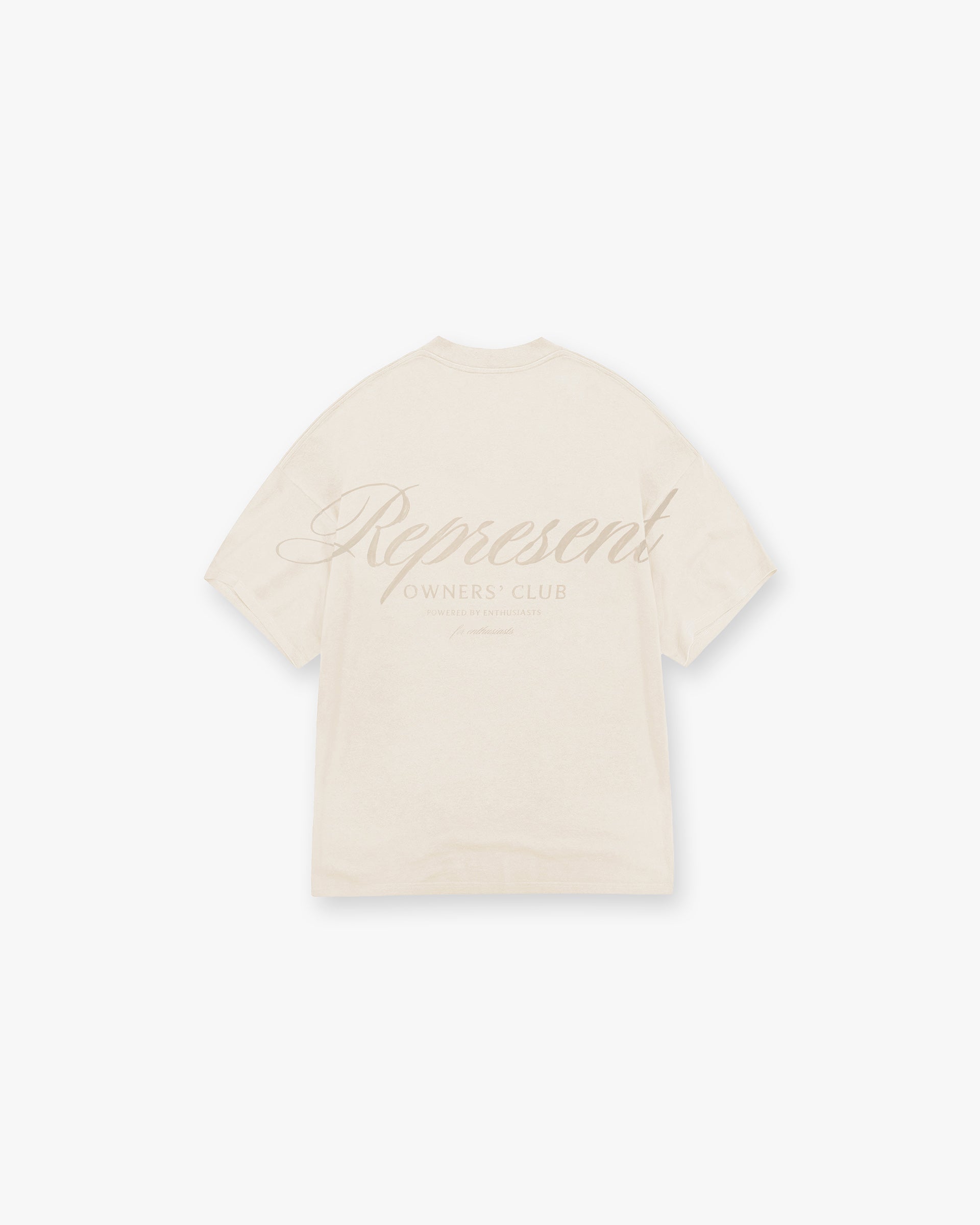 Represent X Ounass Owners Club Script T-Shirt - Island Fossil