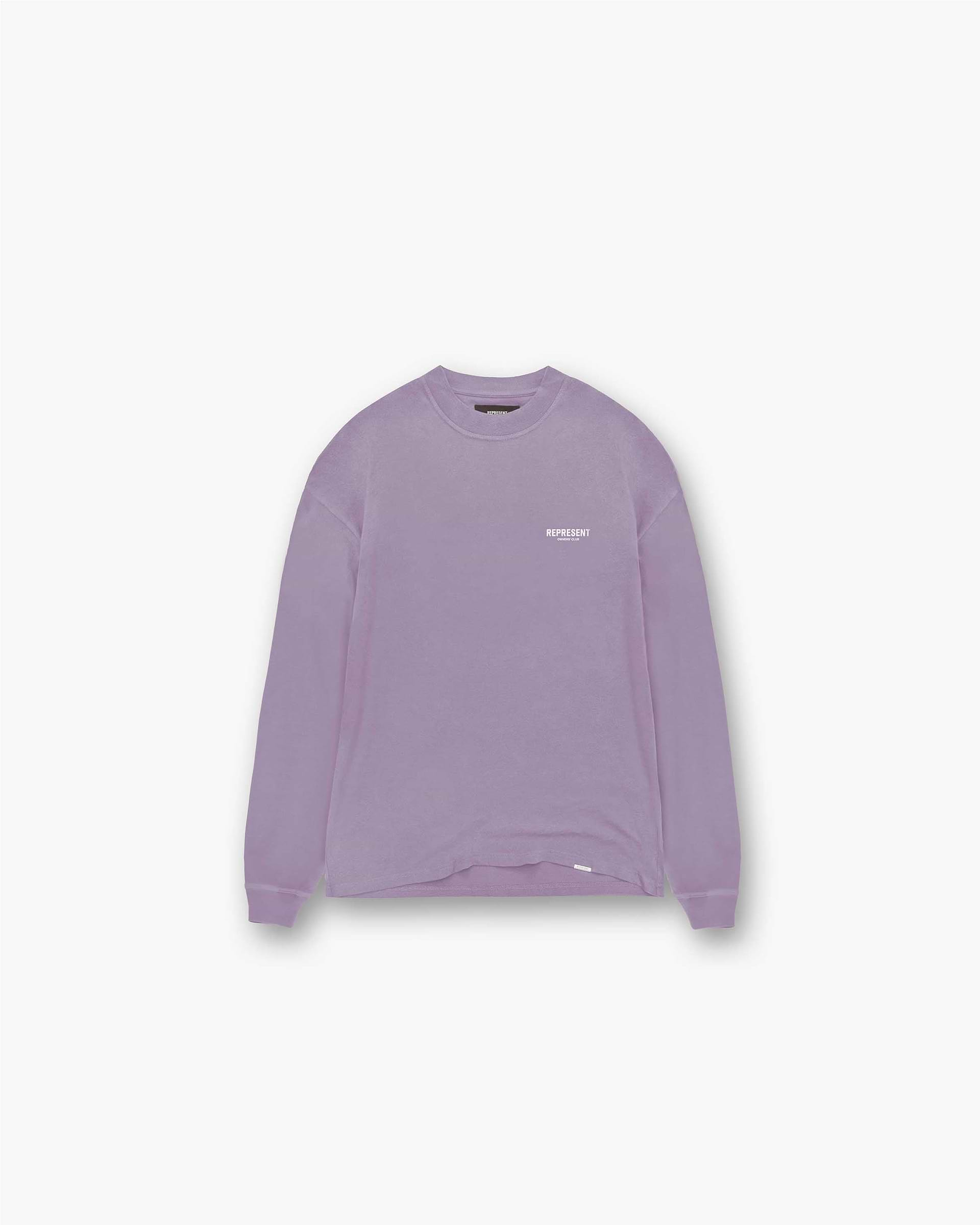 Represent Owners Club Long Sleeve T-Shirt - Vintage Violet