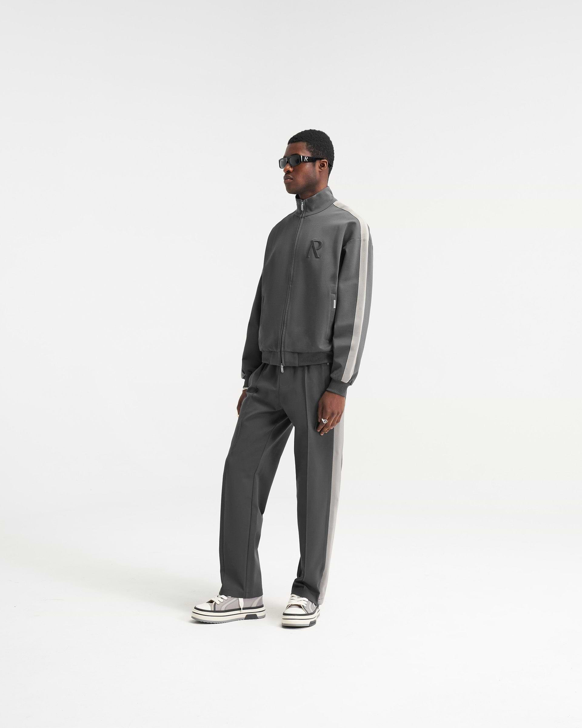 Initial Tracksuit Jacket - Grey