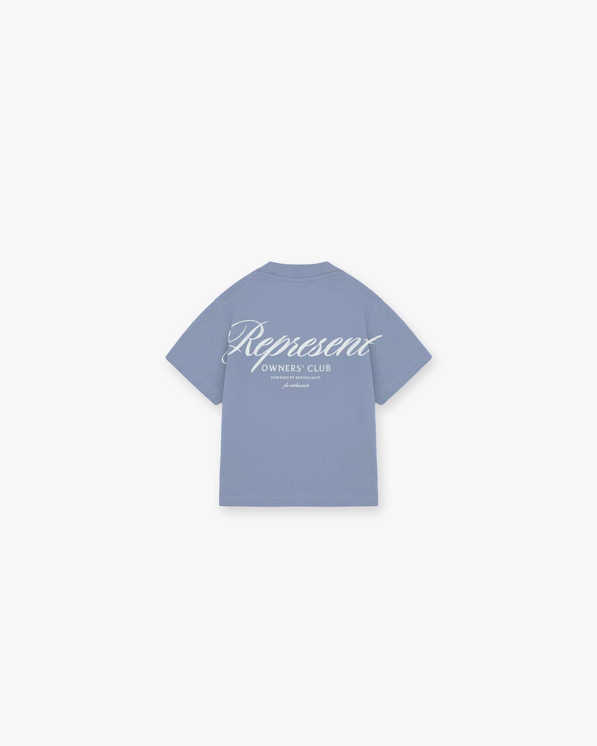 Represent Mini Owners Club Script T-Shirt - Baby Blue