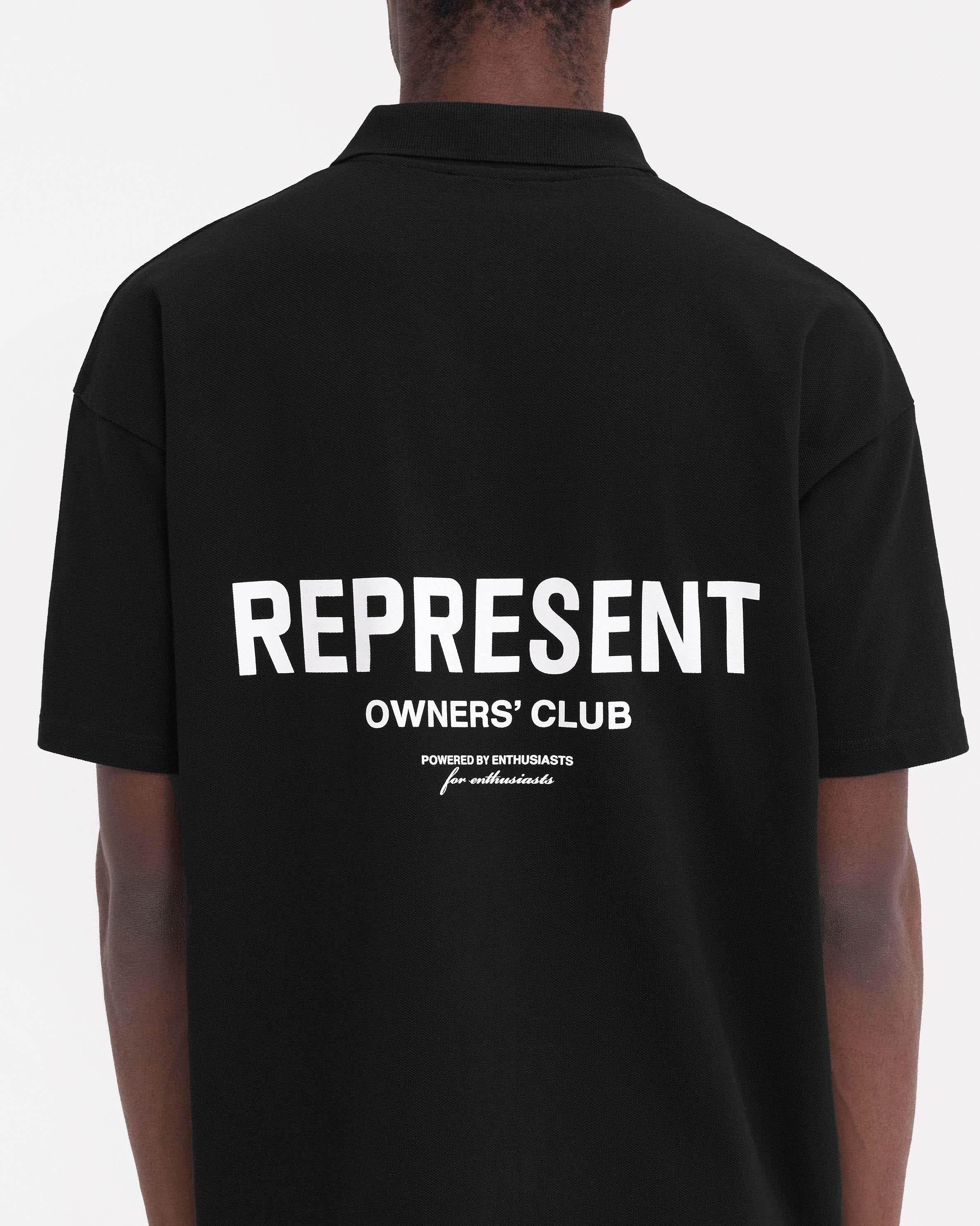 Represent Owners Club Polo Shirt - Black