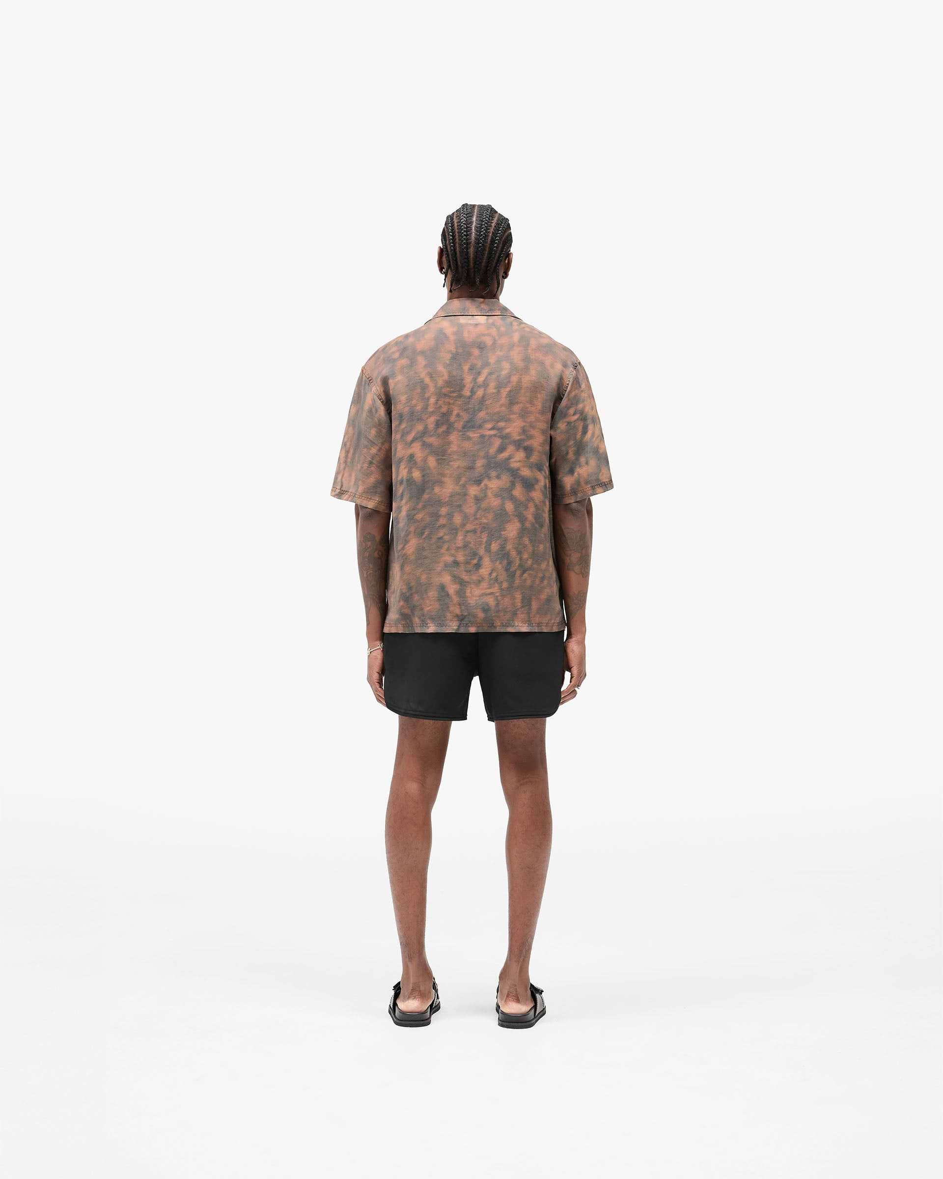 Tortoise Print Shirt - Brown