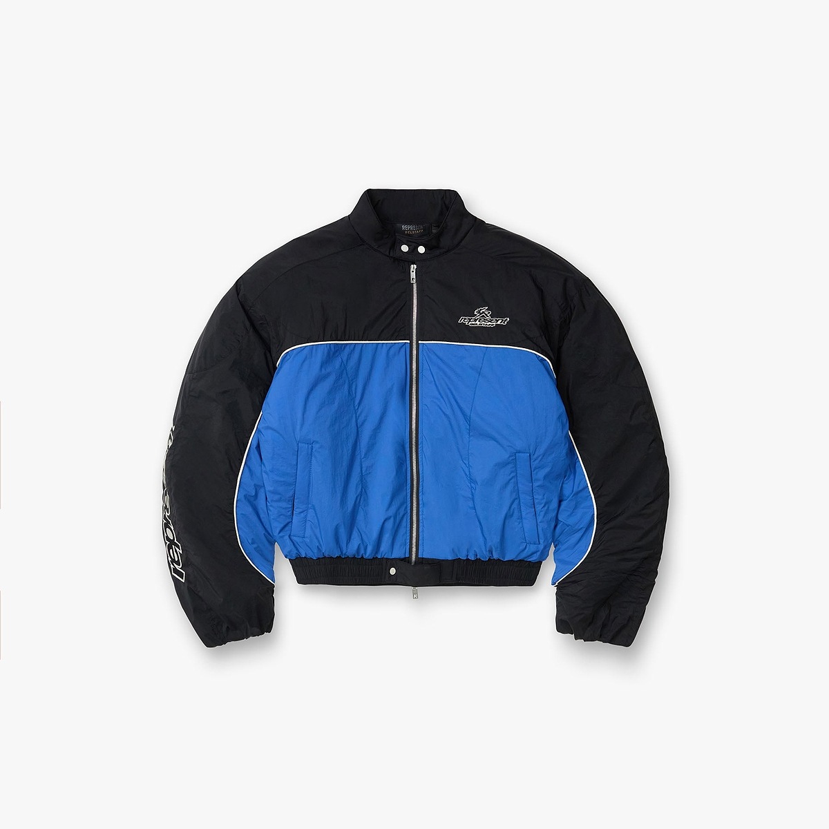 Represent x Belstaff Nylon Racing Jacket Black | Mens Jackets | REPRESENT