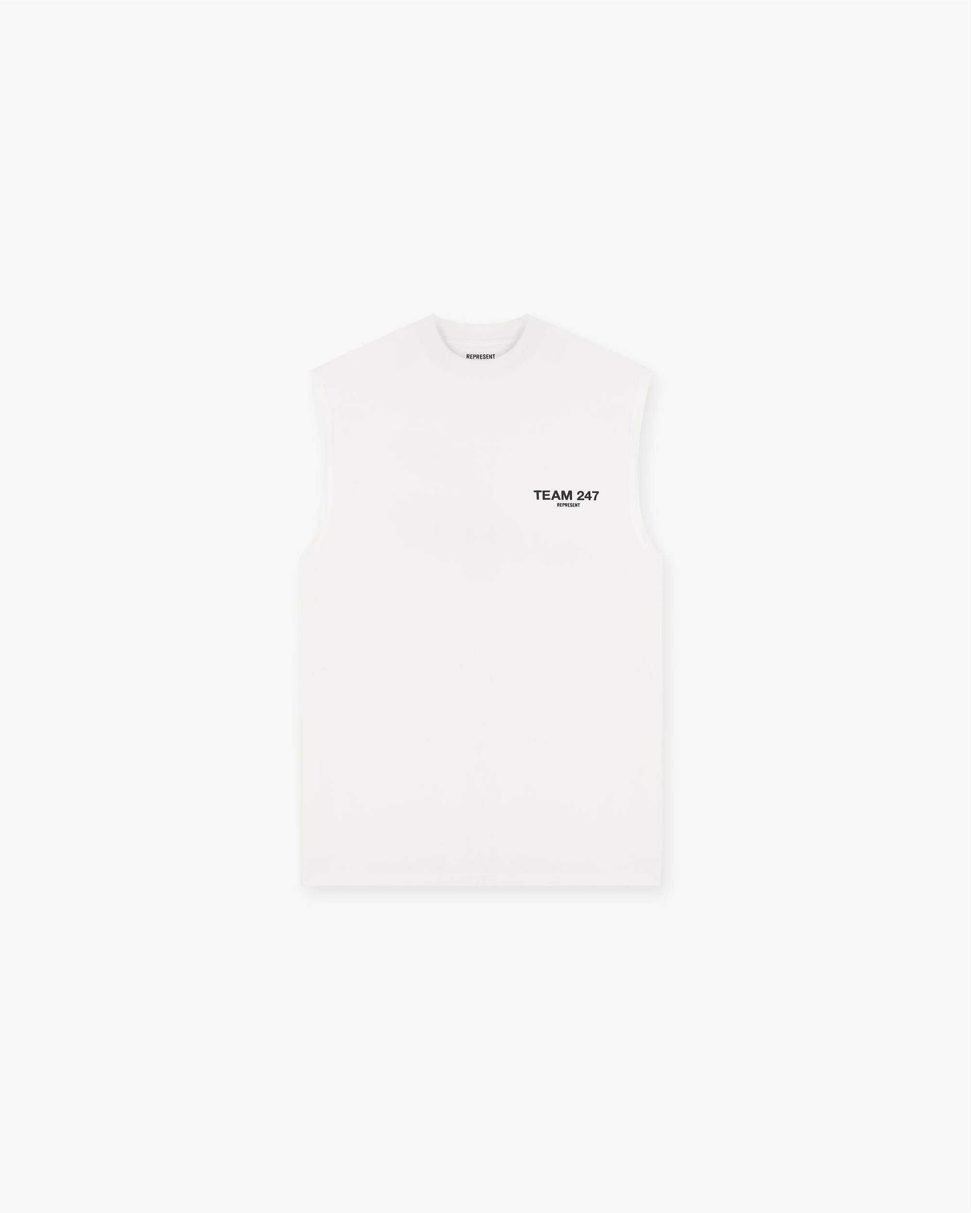 Team 247 Oversized Tank - Flat White