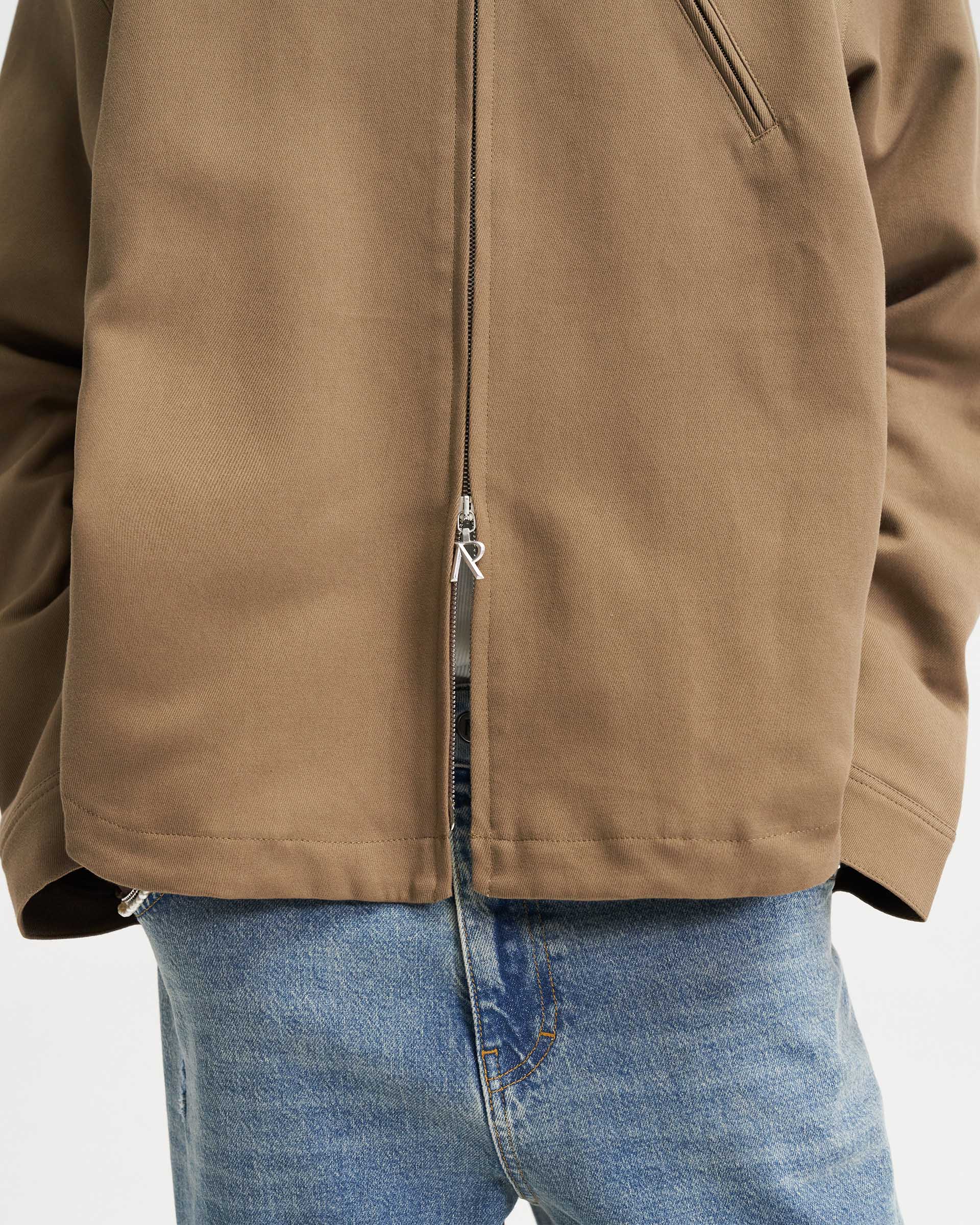 Heavy Zip Overshirt - Hazel